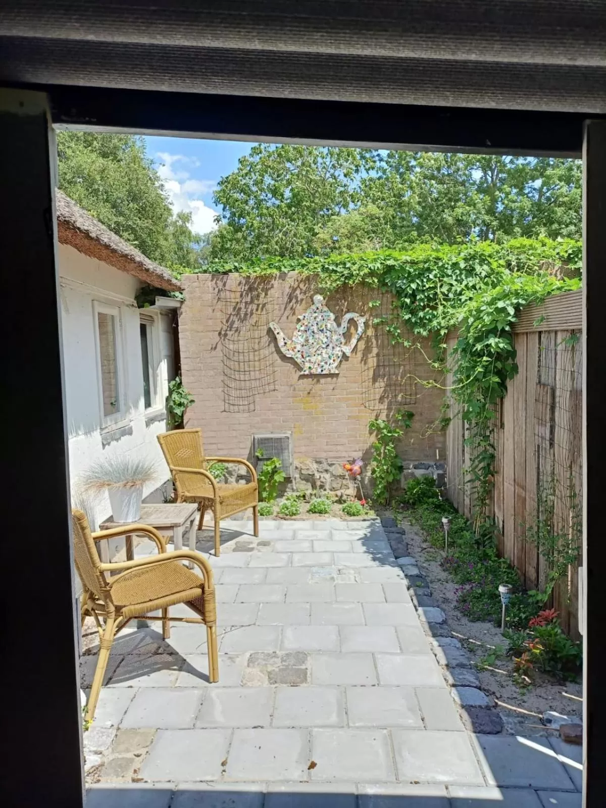 Patio in Bij de Vlaamse Schuur