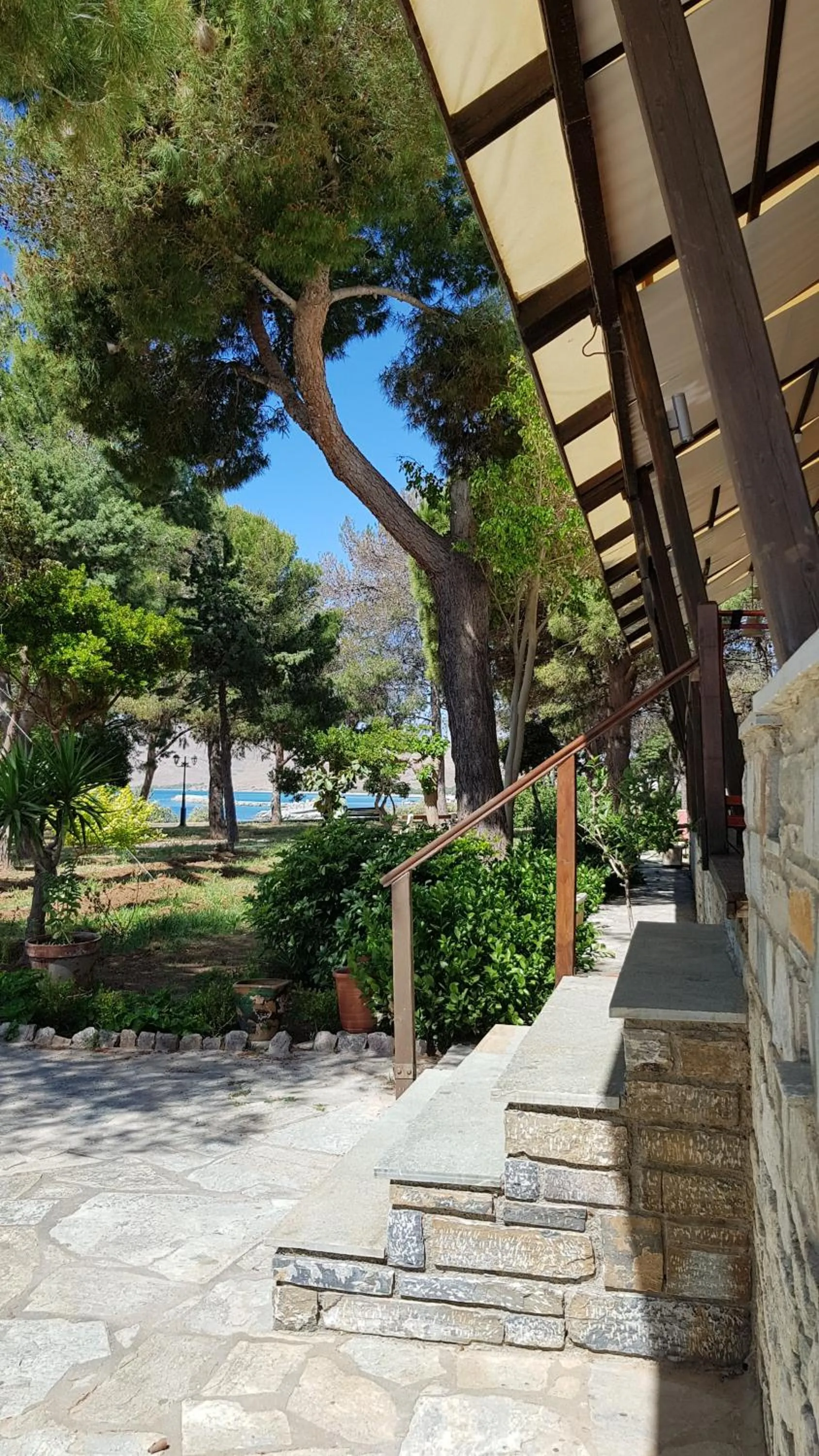 Balcony/Terrace in Karystion Hotel