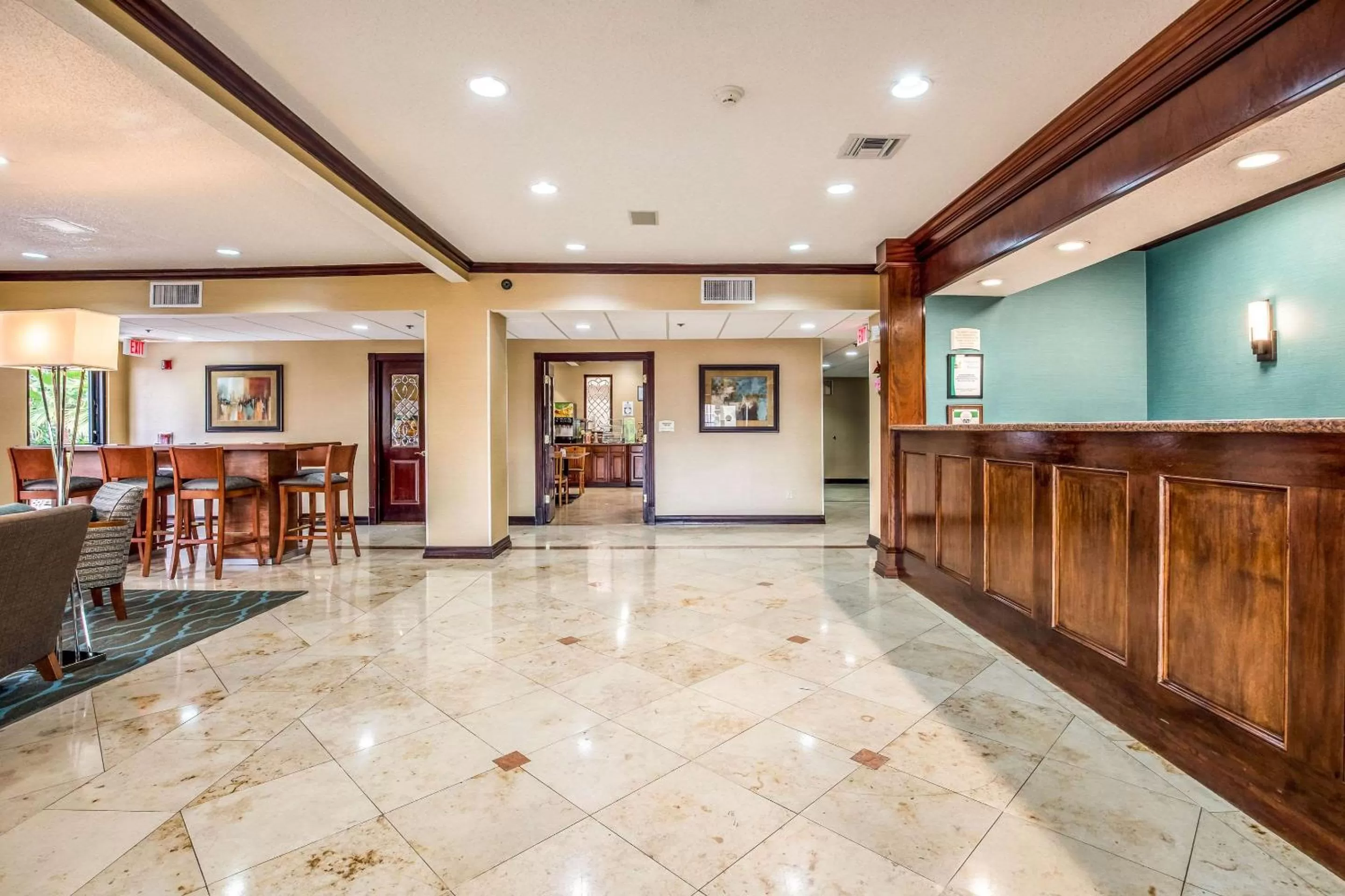 Lobby or reception in Quality Inn & Suites Seabrook- NASA- Kemah