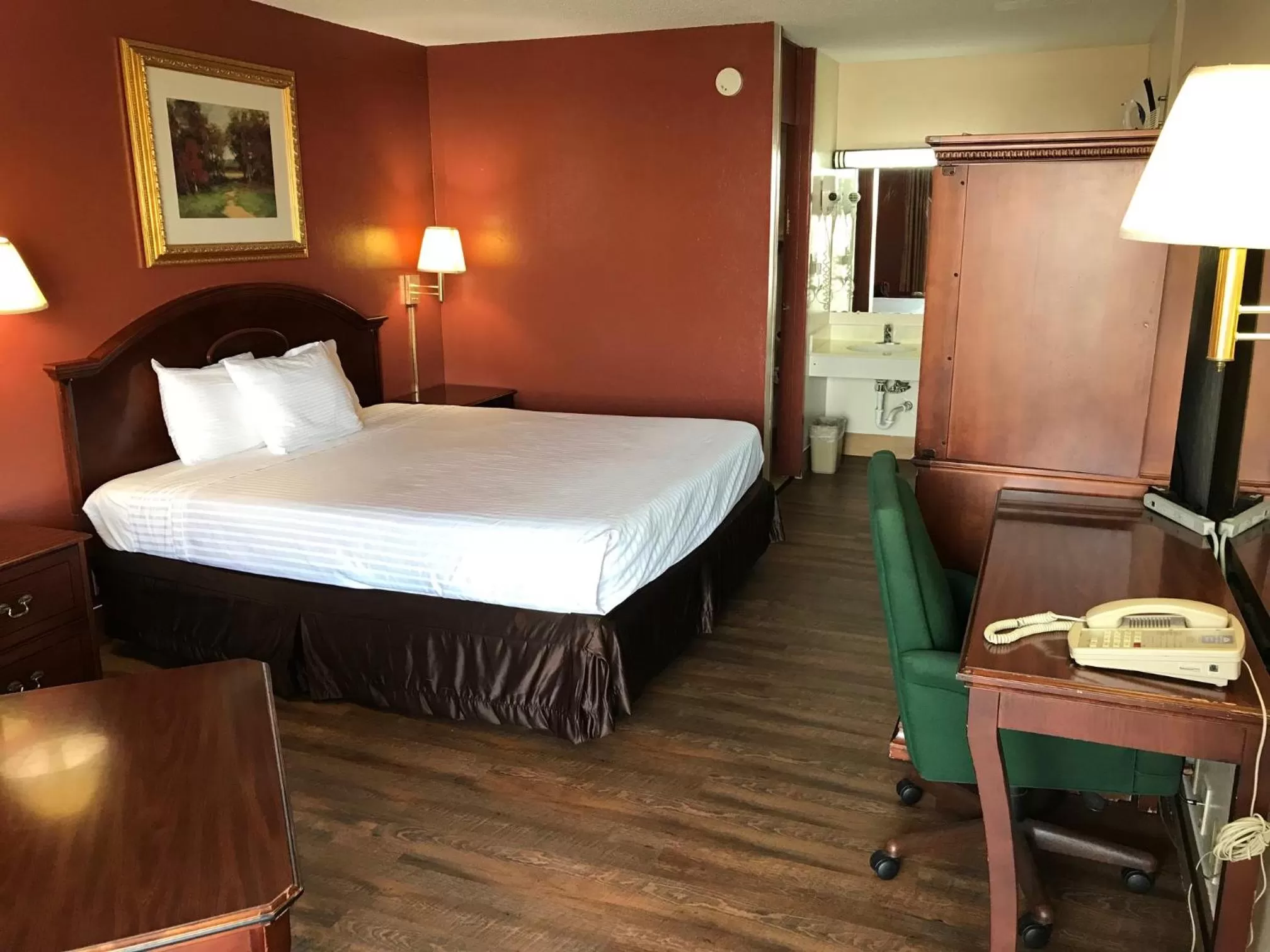 Deluxe King 1 Bed Non-Smoking  in Rodeway Inn Dalton South