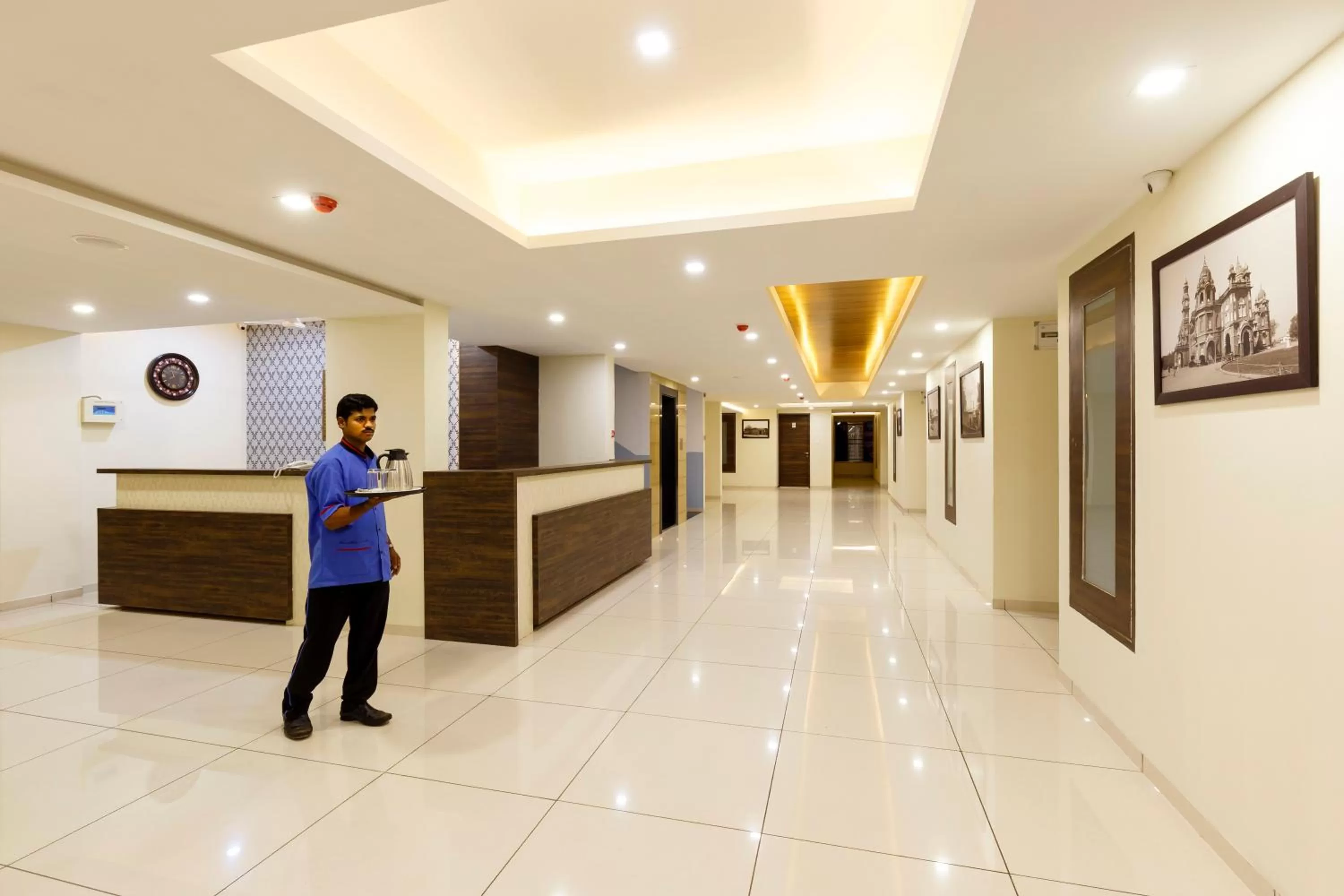 Lobby or reception in Hotel Galaxy Inn Kolhapur