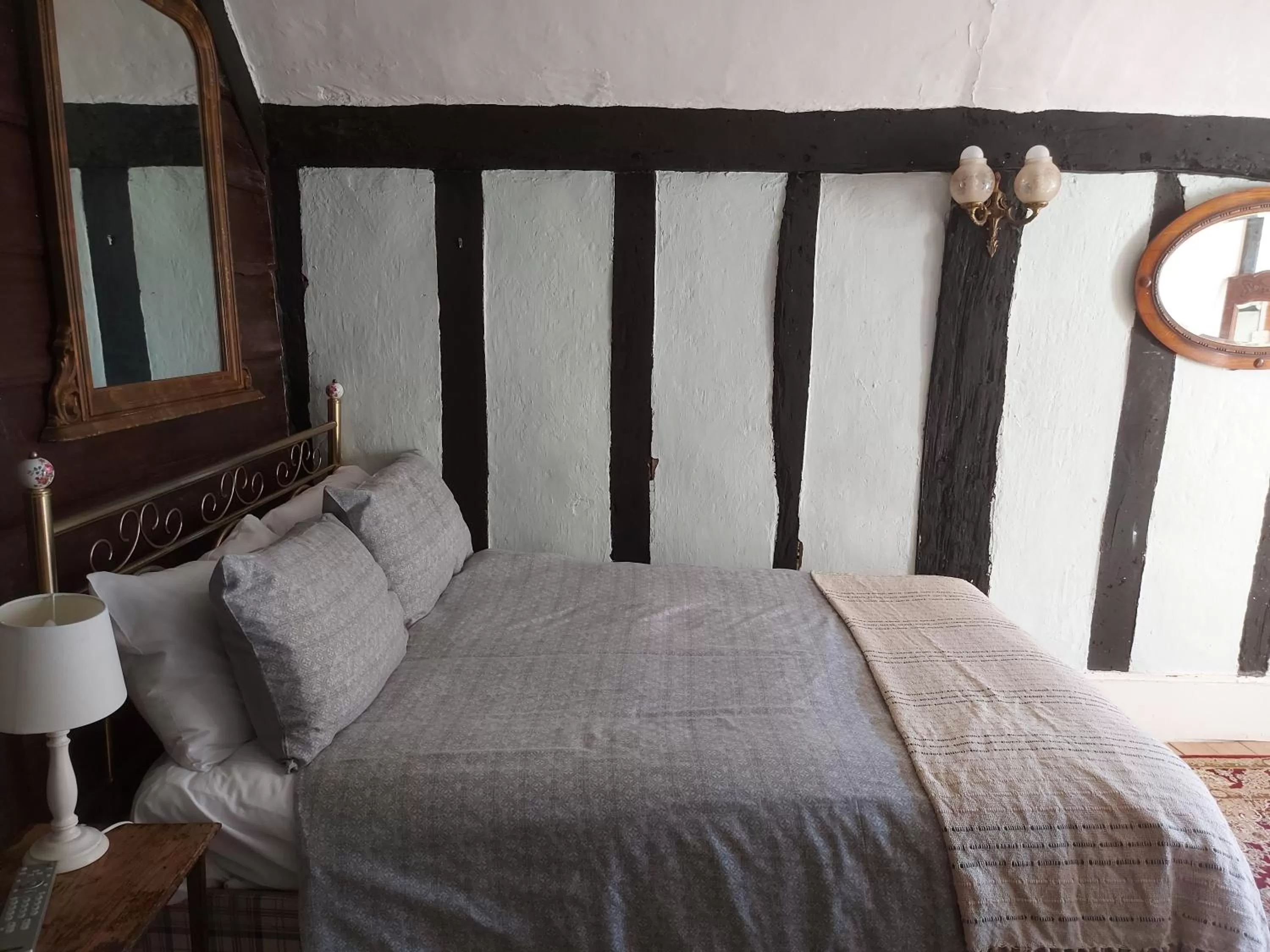 Bed in The Swan Inn