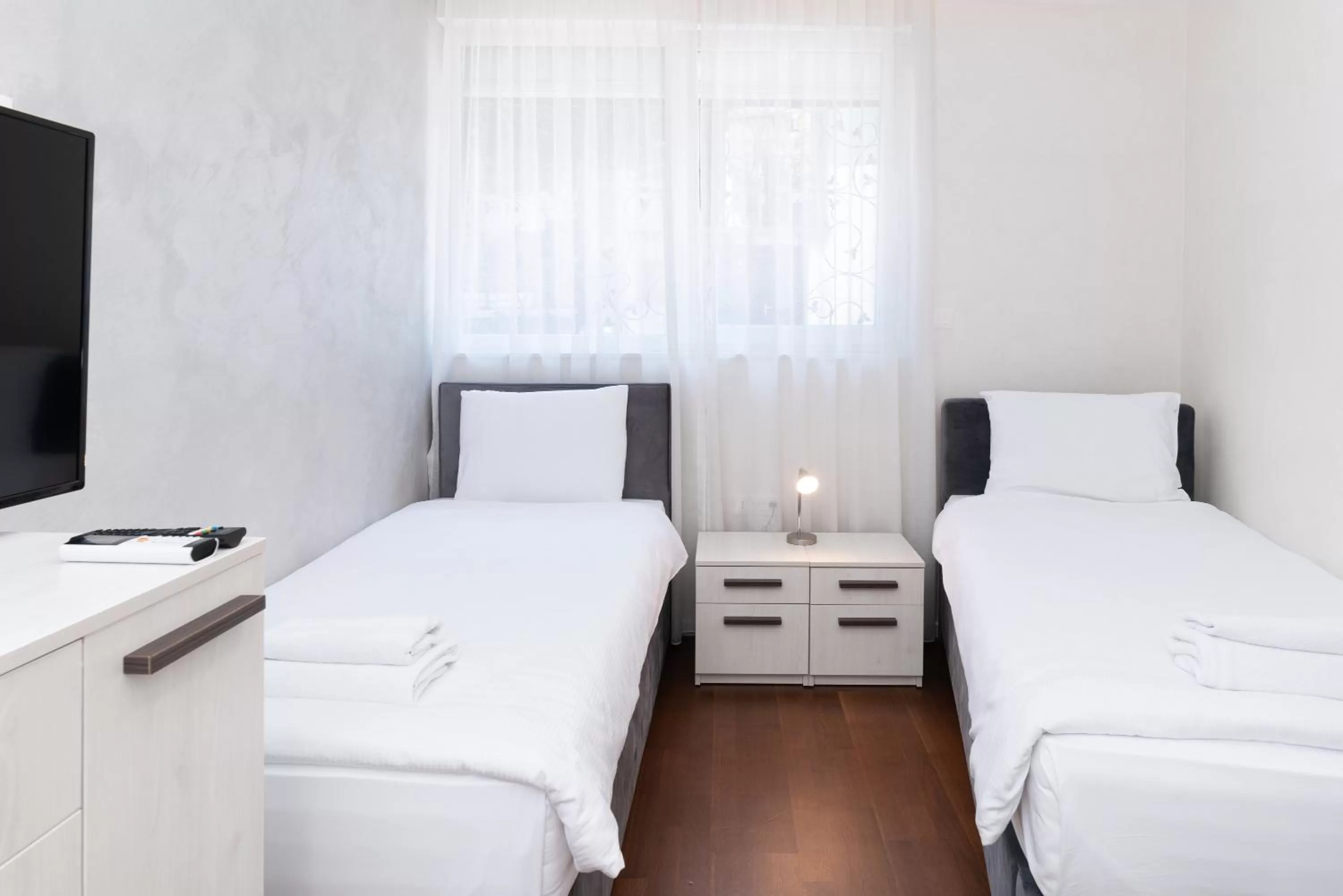 Bedroom, Bed in Ornament Hotel and Apartments