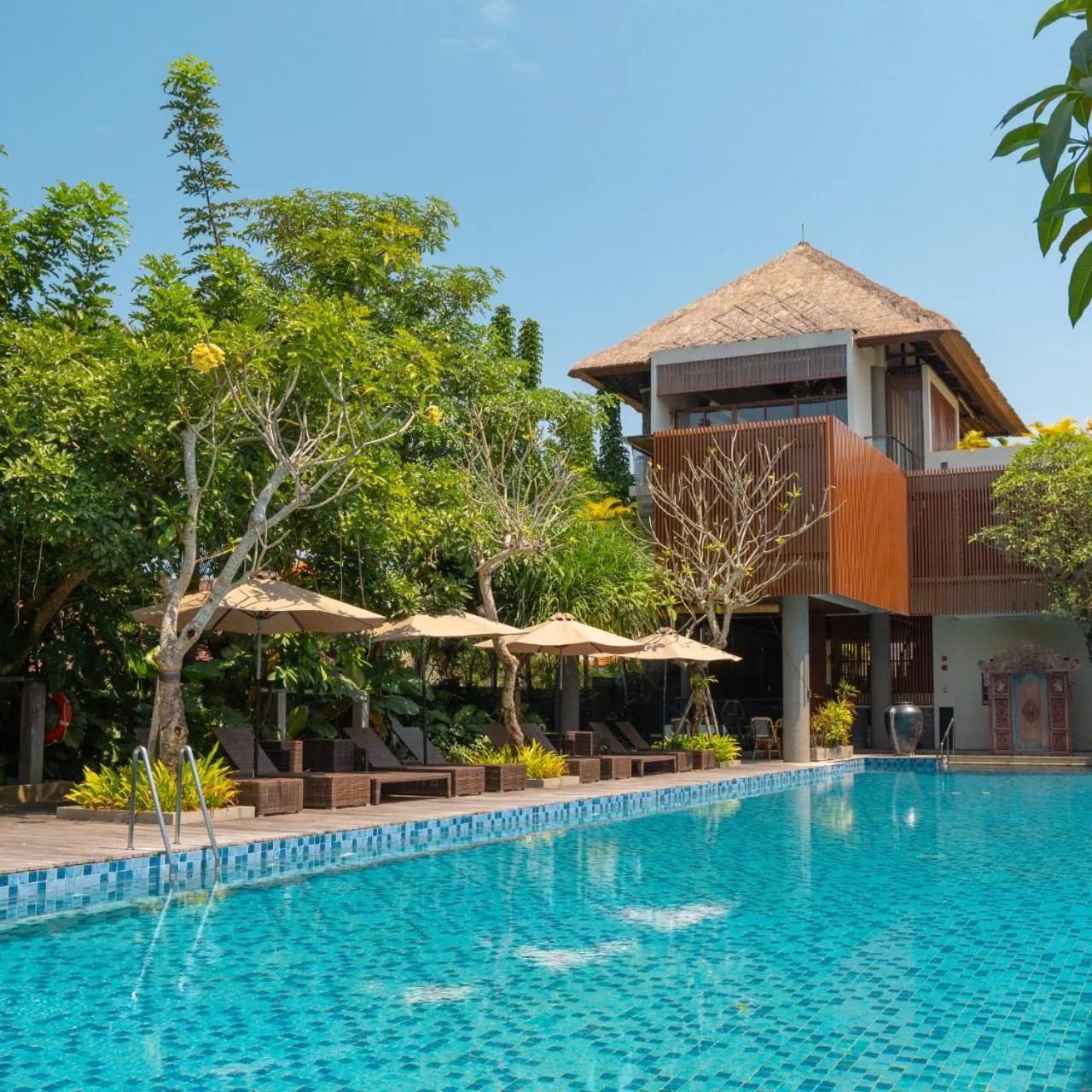 Swimming pool in Royal Kamuela Villas & Suites at Monkey Forest Ubud - Adult Only