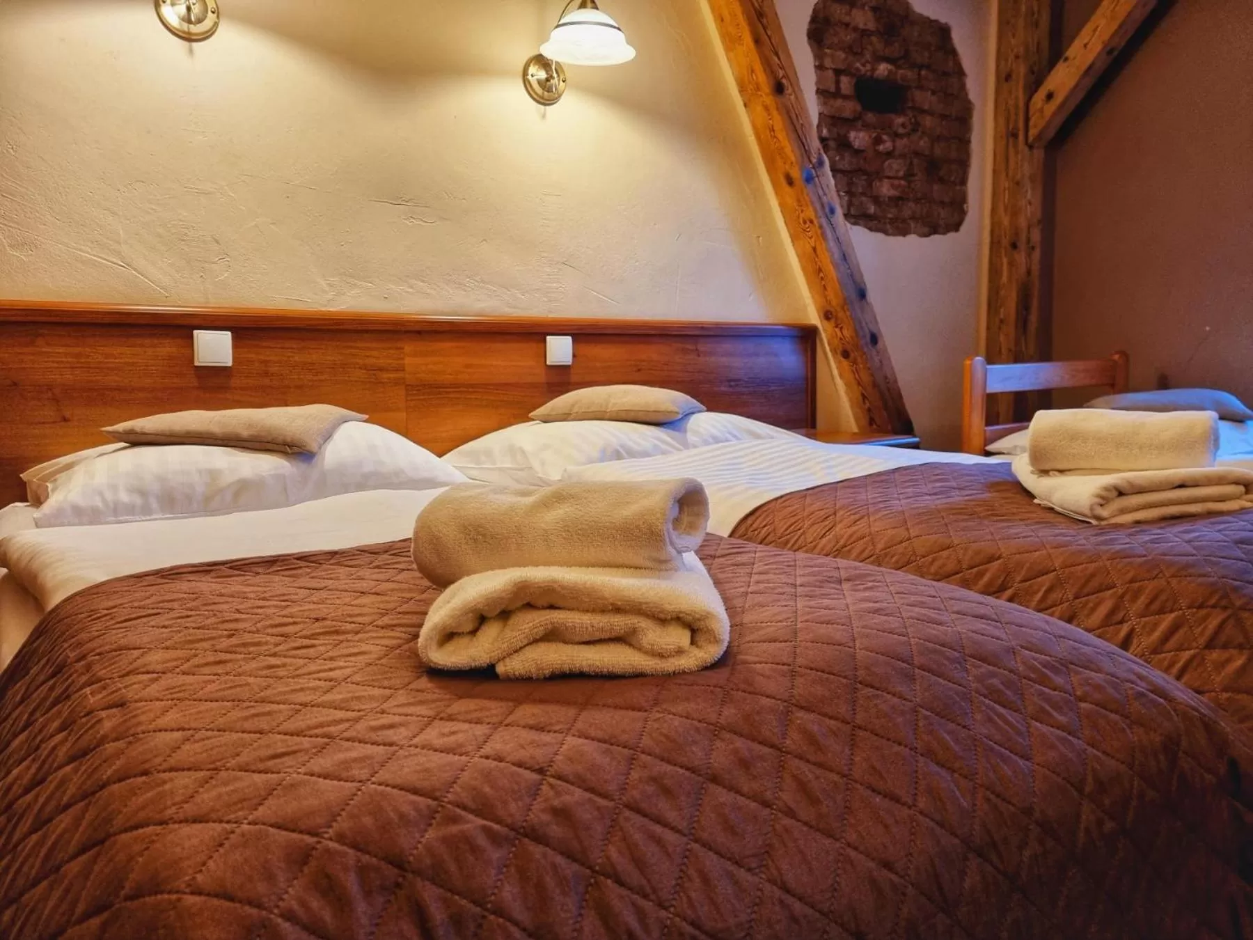 Bed in Hotel Zamkowy Młyn