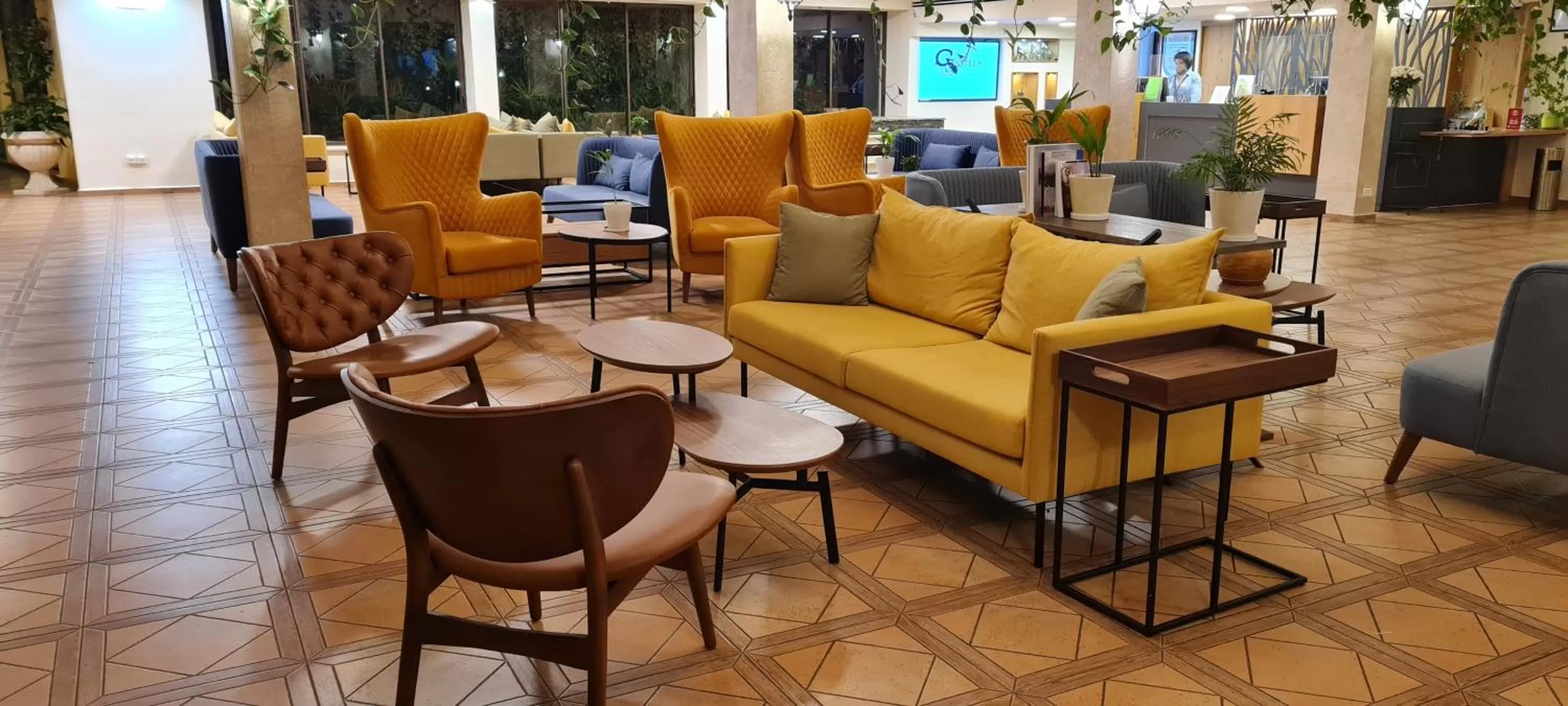 Lobby or reception in Hacienda Forest View Hotel