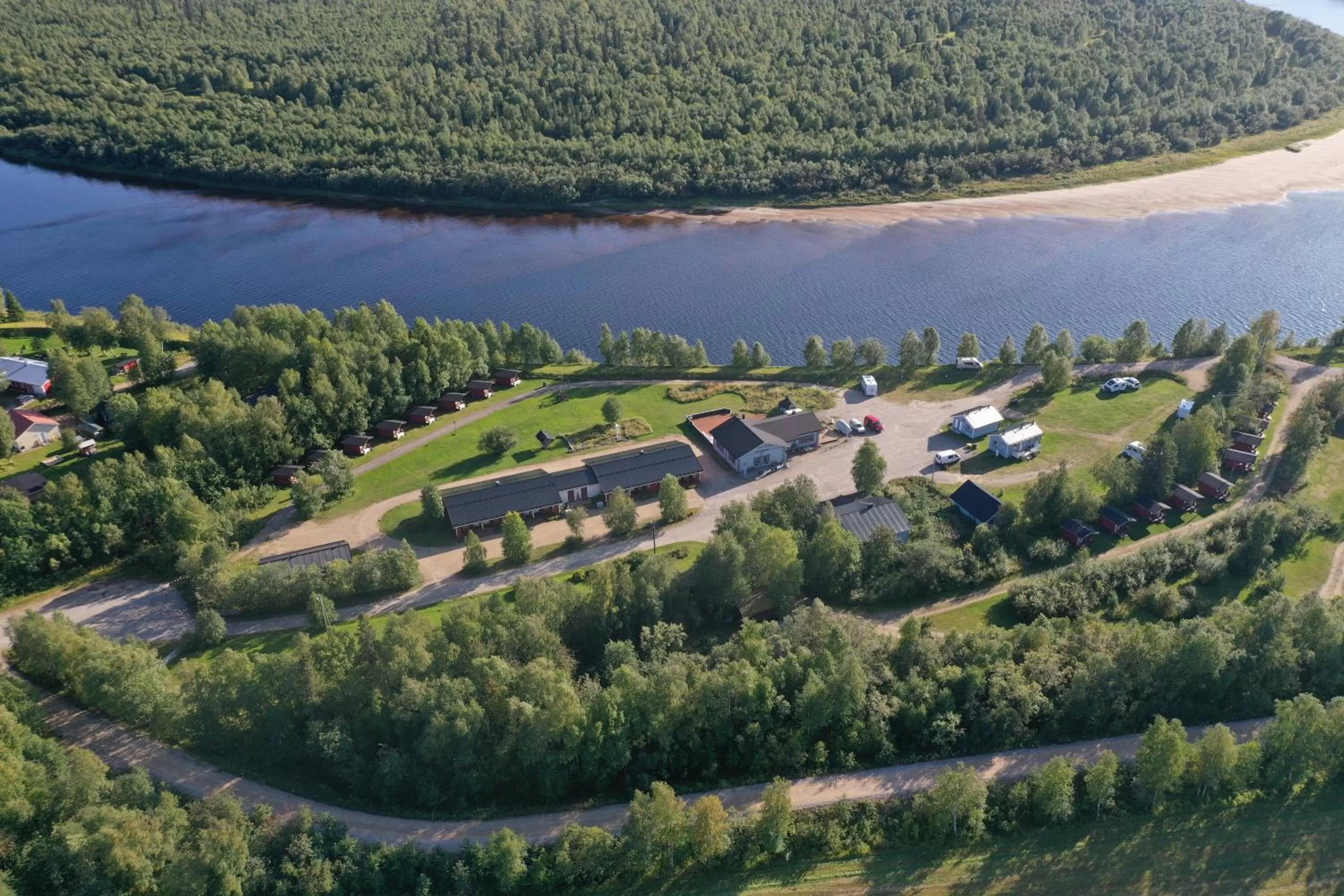 View (from property/room), Bird's-eye View in Arctic River Resort