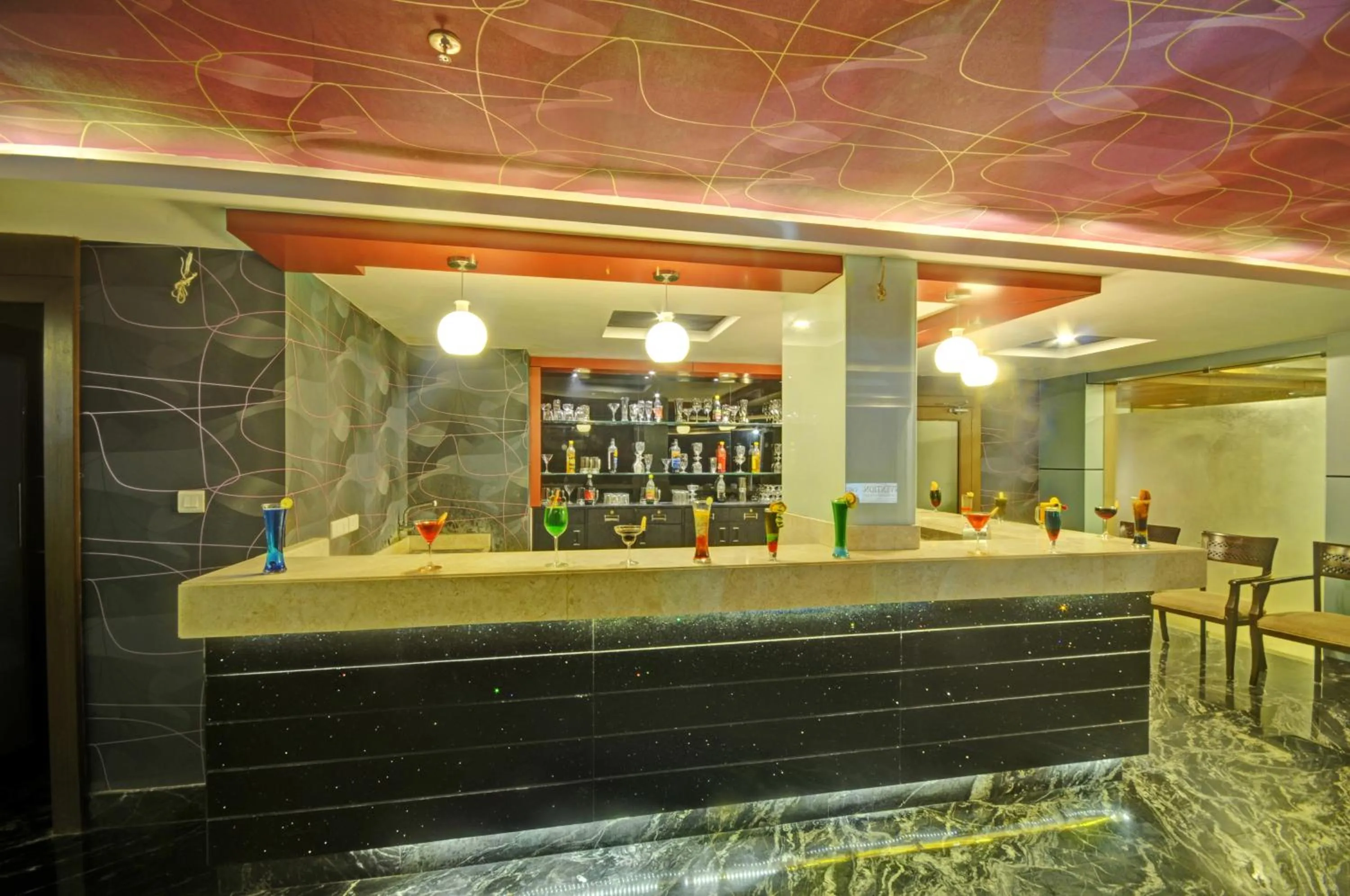 Lounge or bar in Pride Ananya Resorts