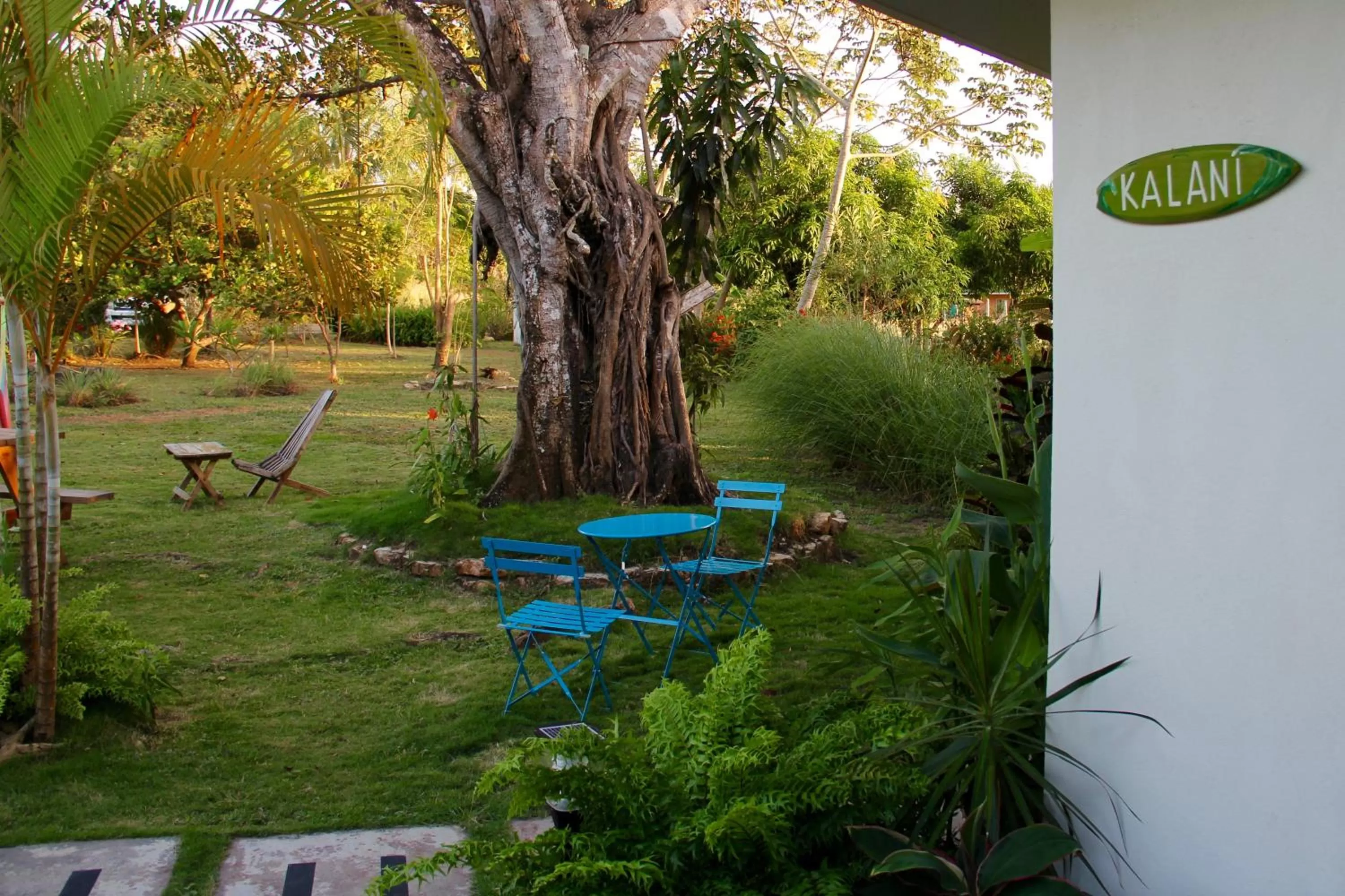 Garden in Cabañas La Casa de Pucha