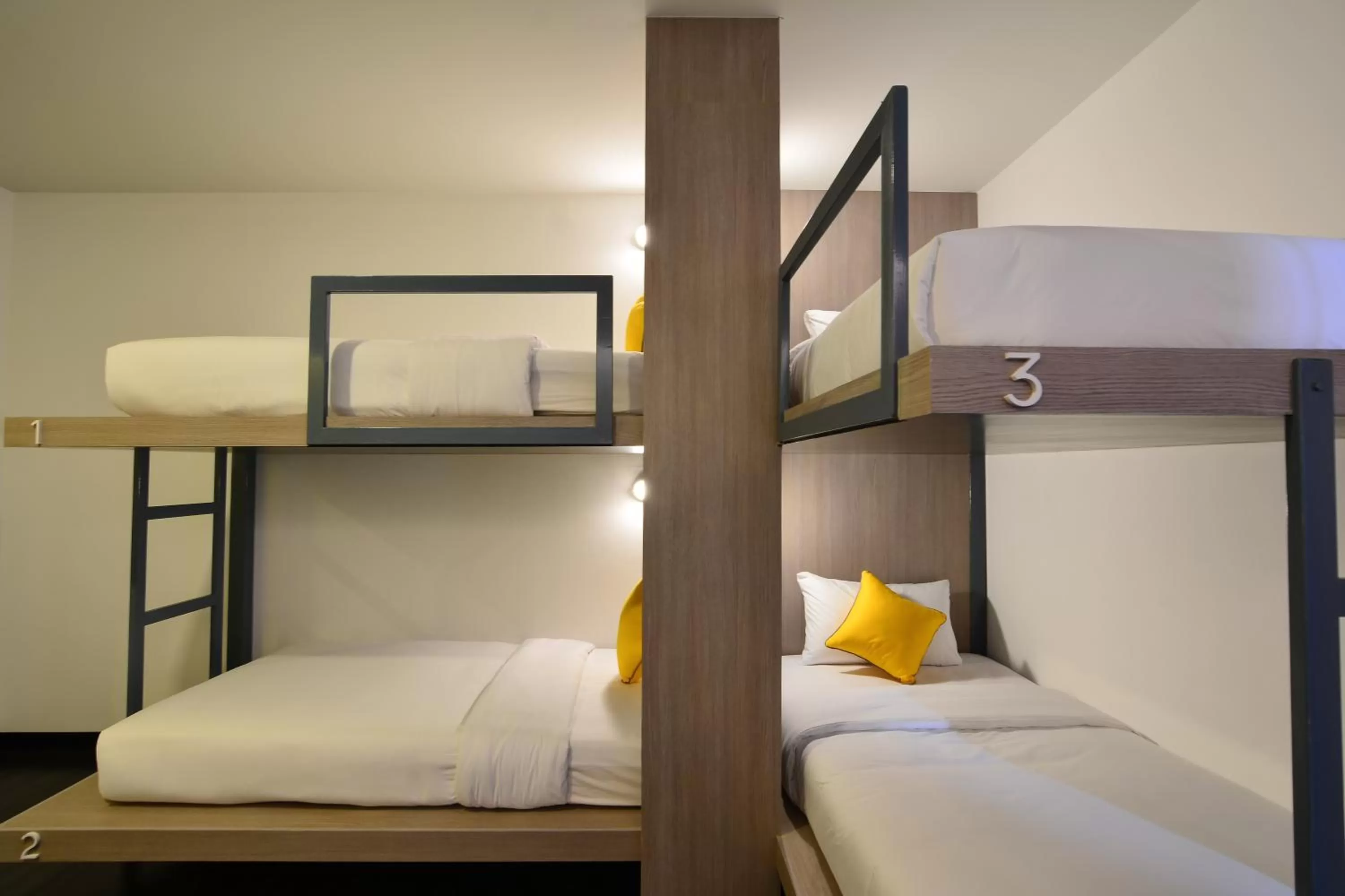 Bed in Wake Up Aonang Hotel