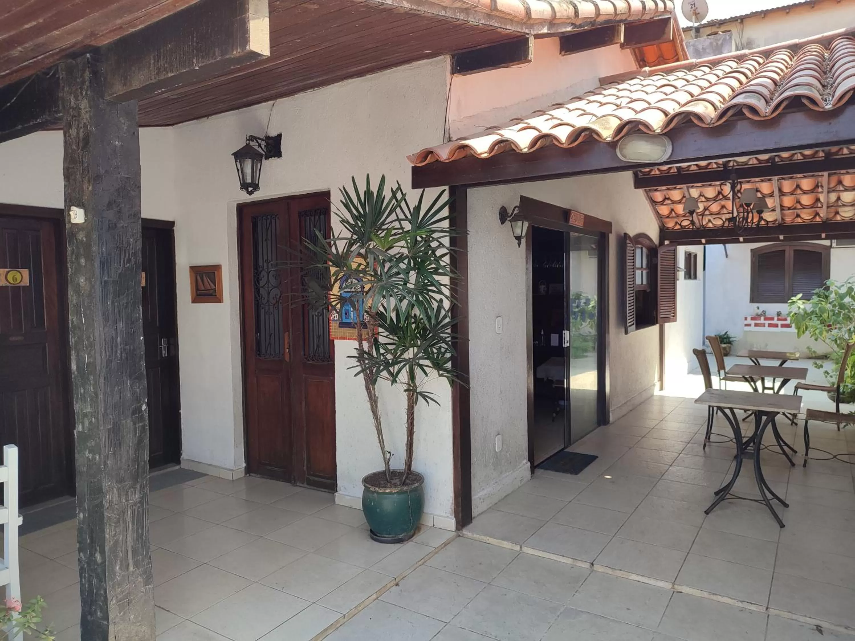 Balcony/Terrace in Pousada L'étage