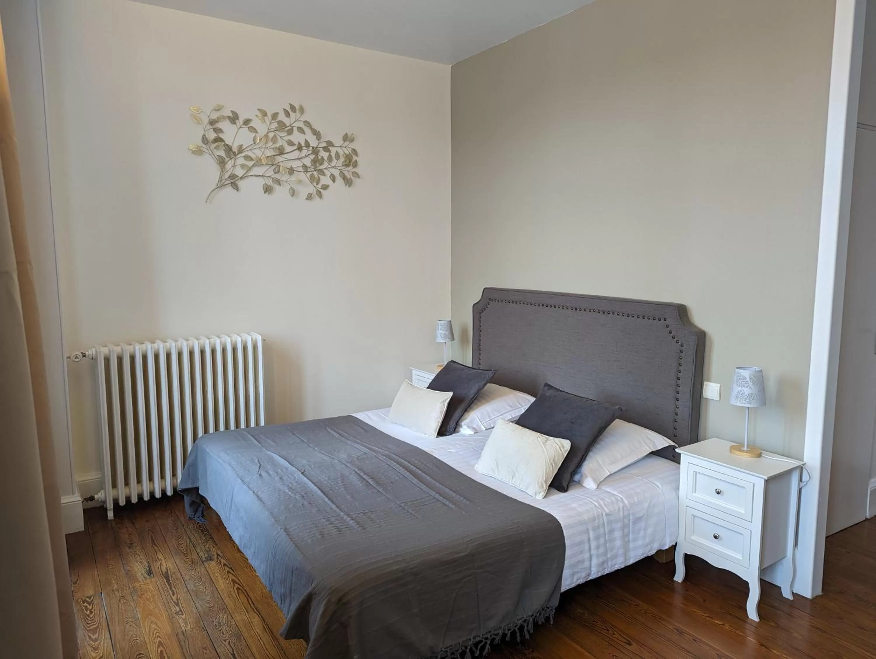 Photo of the whole room, Bed in Logis Hotel La Tourelle du Beffroi