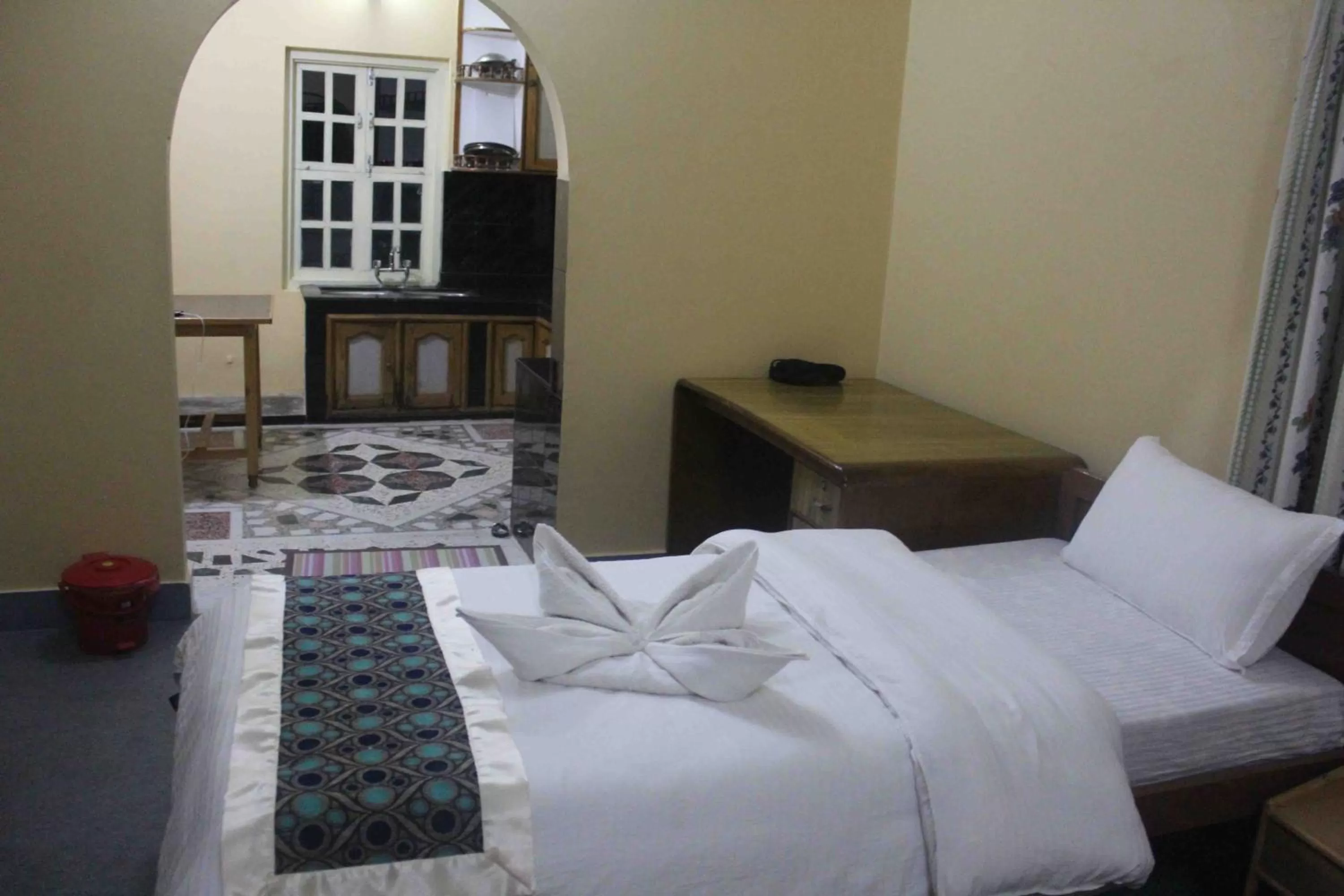 Living room, Bed in Hotel Nana Pokhara