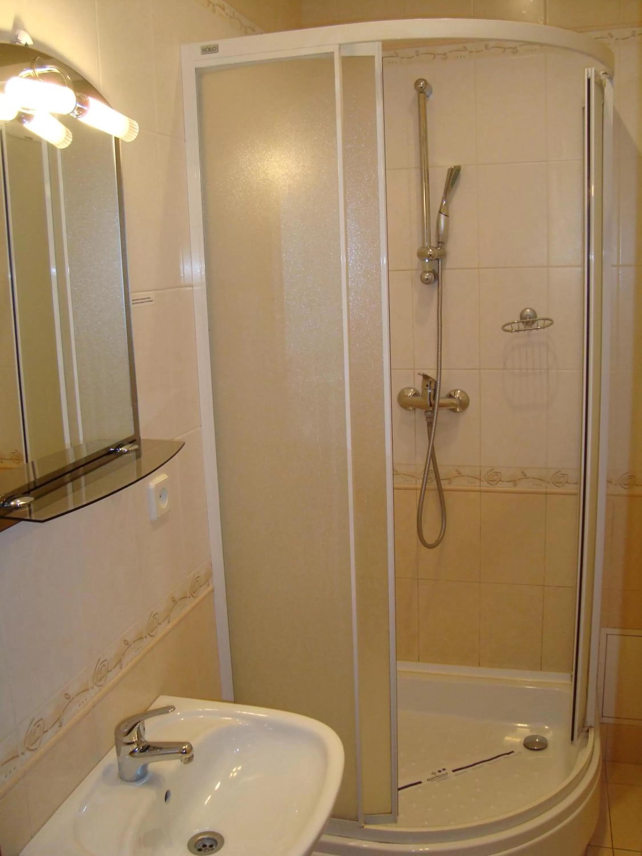 Shower in Dnipro Hotel