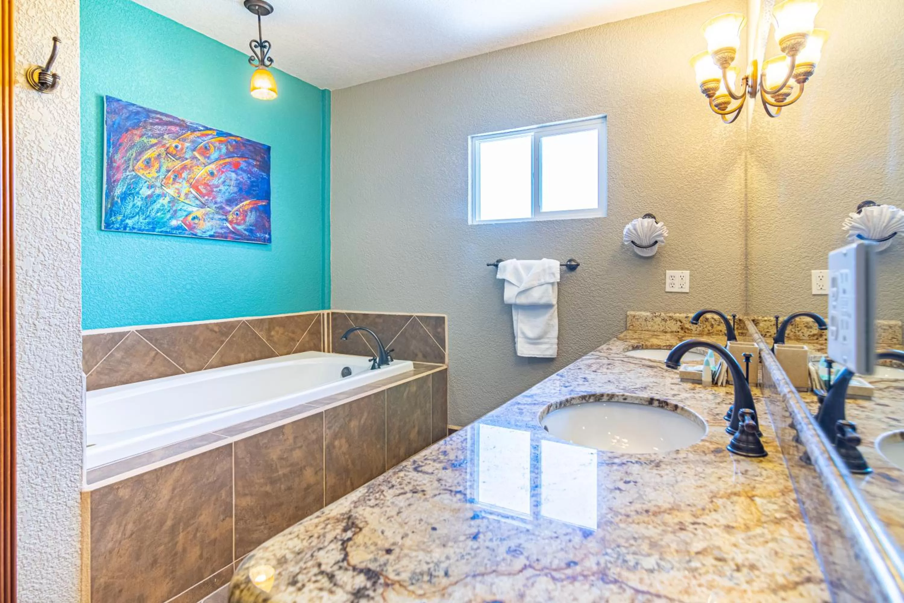 Bathroom in Lighthouse Beach Villas