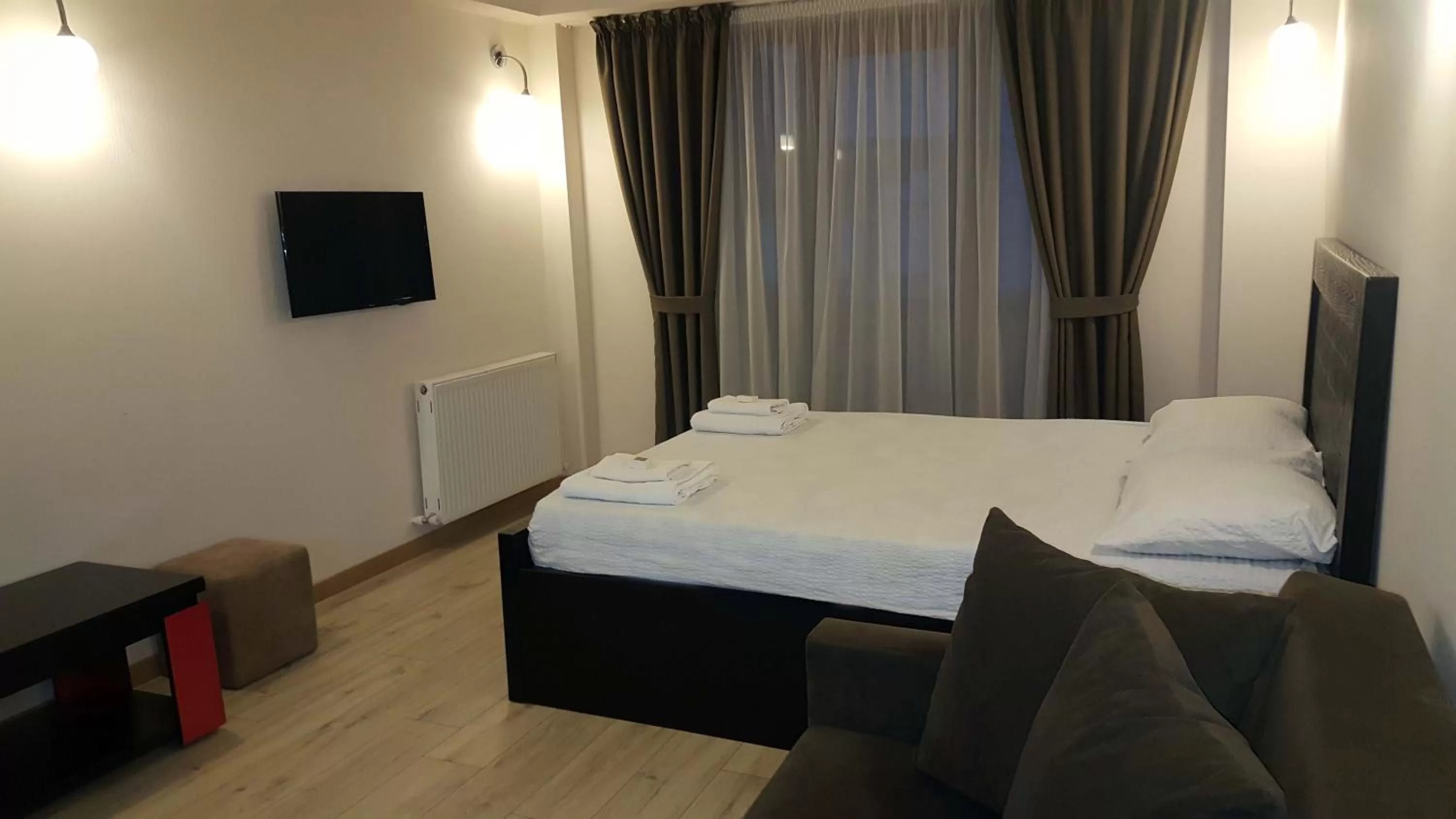 Decorative detail, Bed in Apartments in New Gudauri