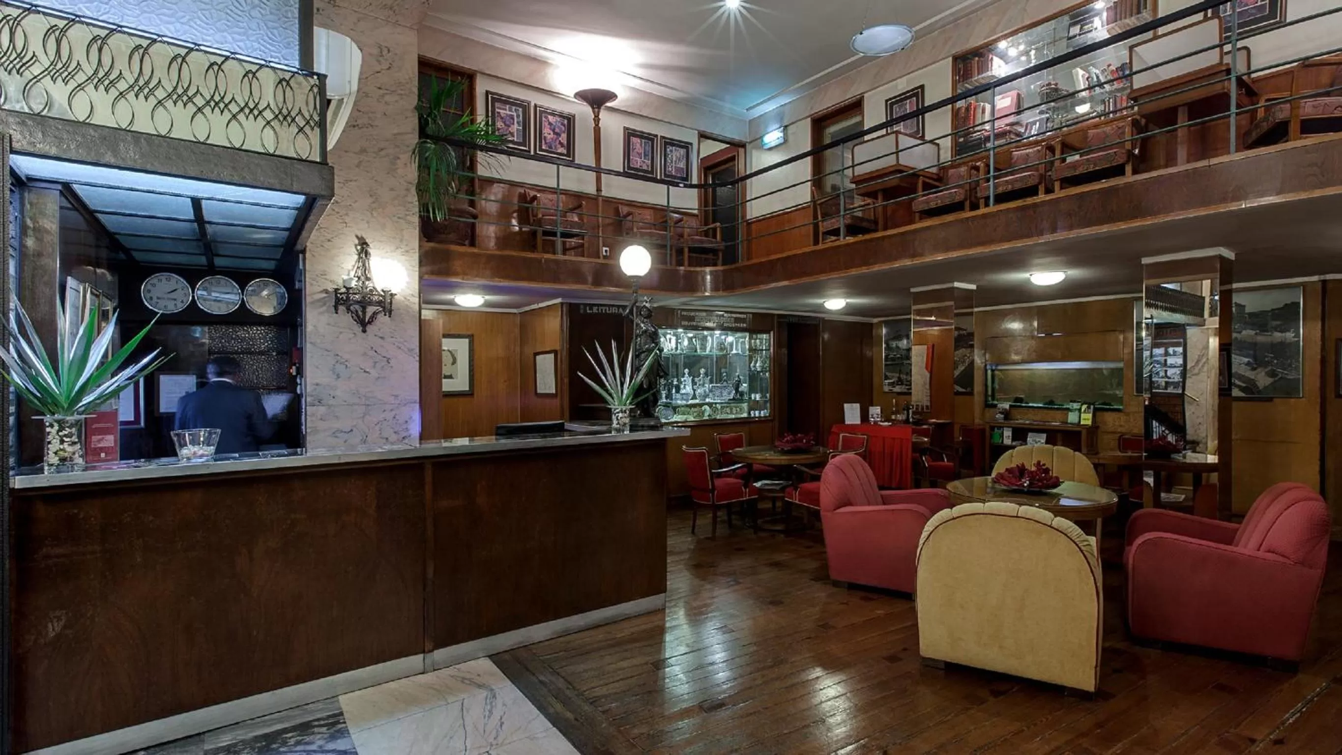 Lobby or reception in Hotel Astoria