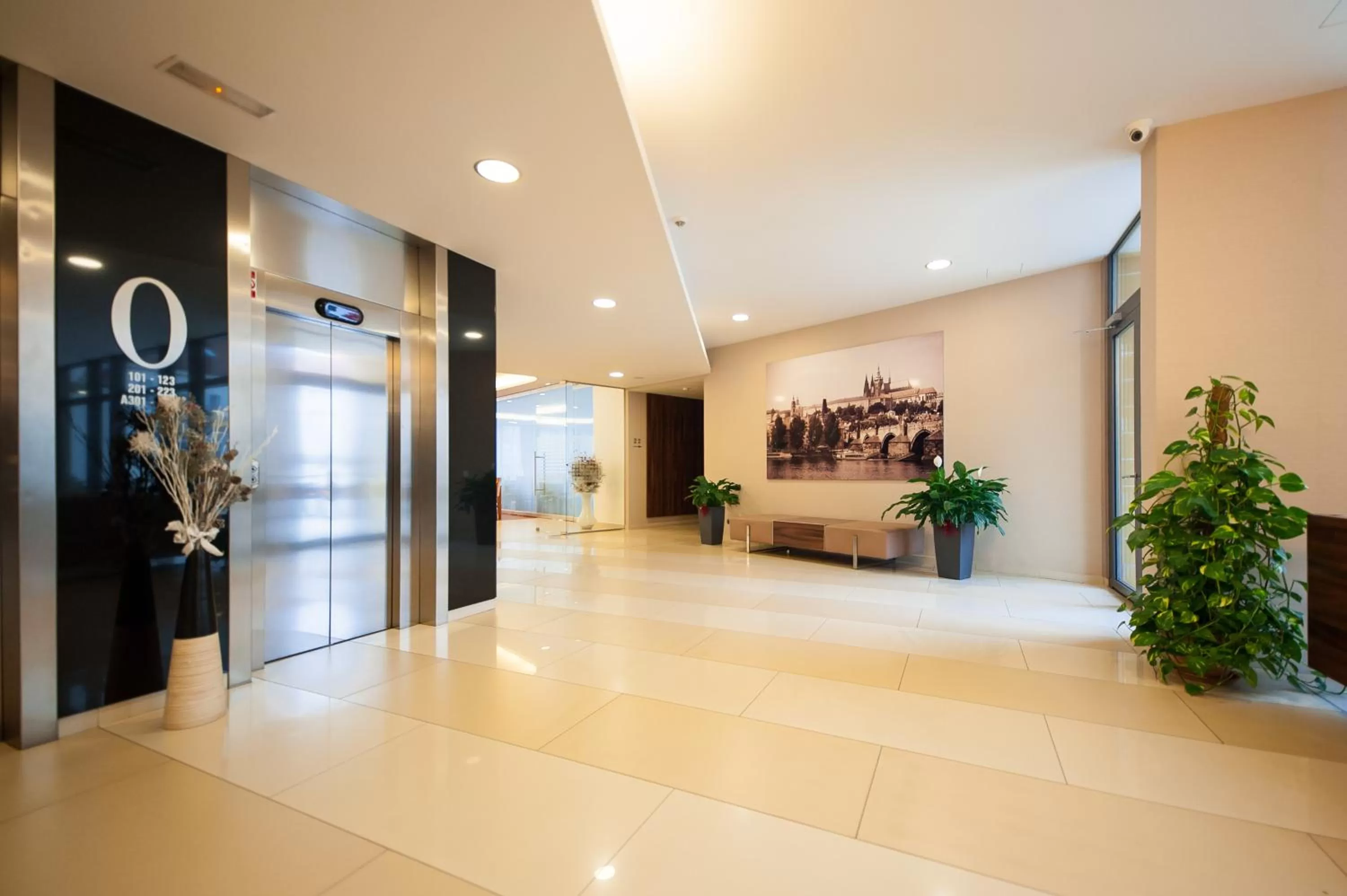 Lobby or reception in Hotel Pivovar