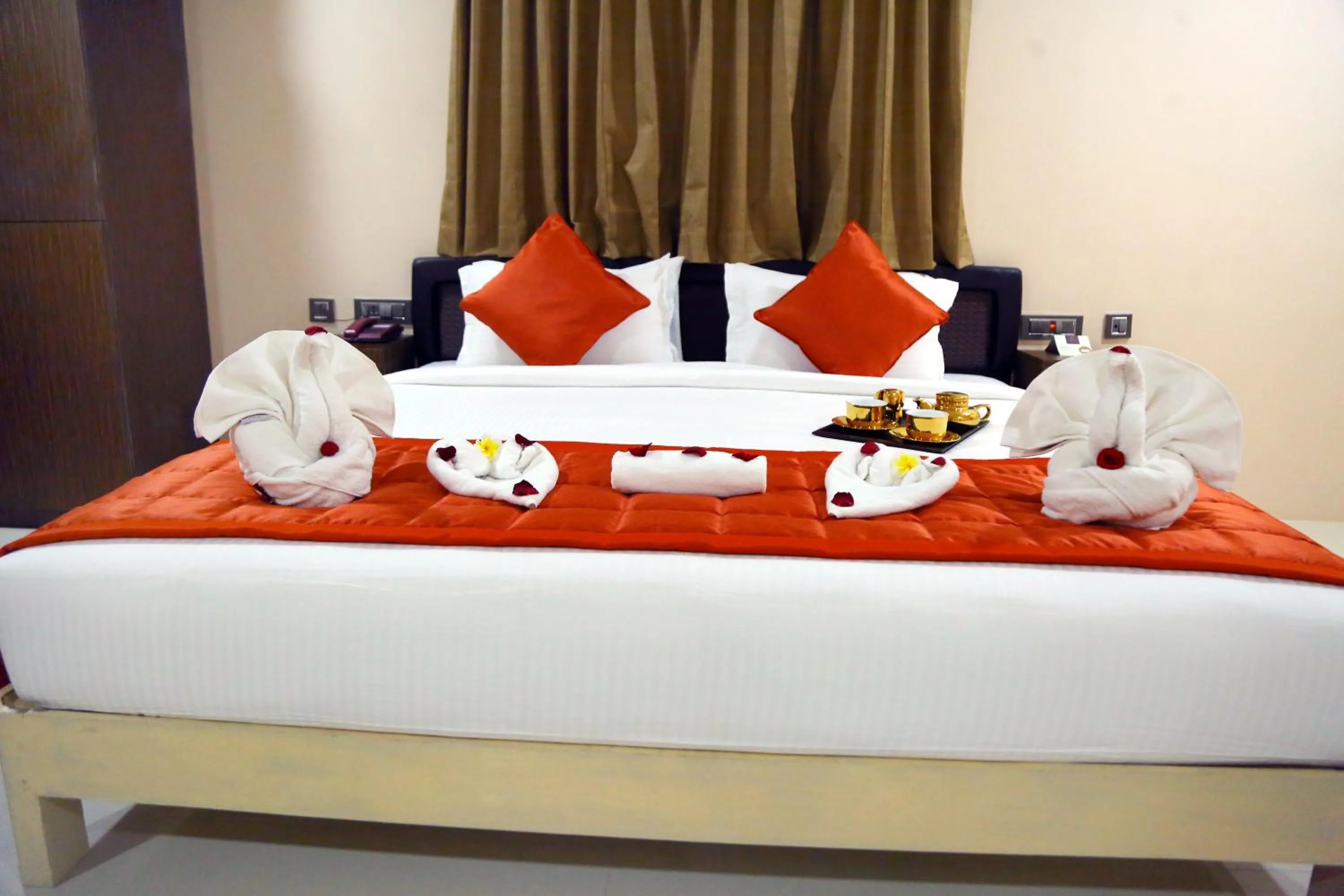 Decorative detail, Bed in Athena Hotel