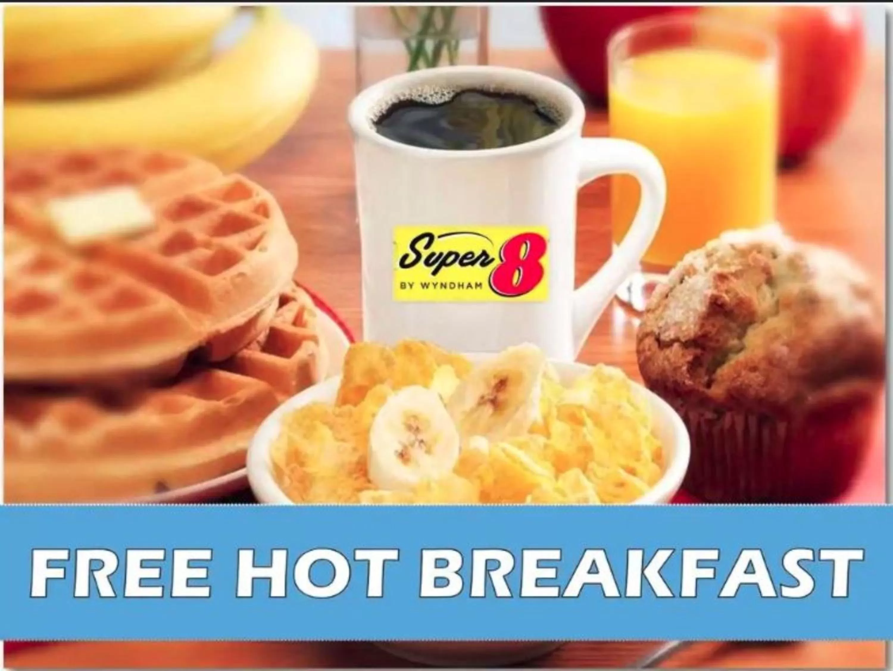 Continental breakfast in Super 8 by Wyndham Byron/South Macon