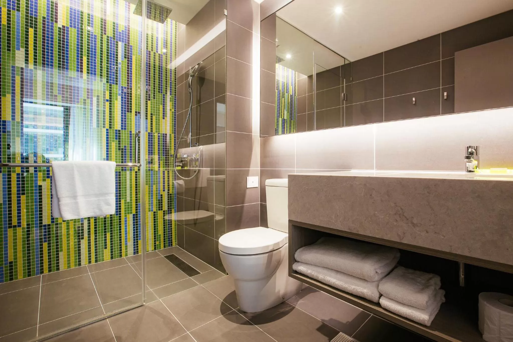 Bathroom in Capri by Fraser Brisbane