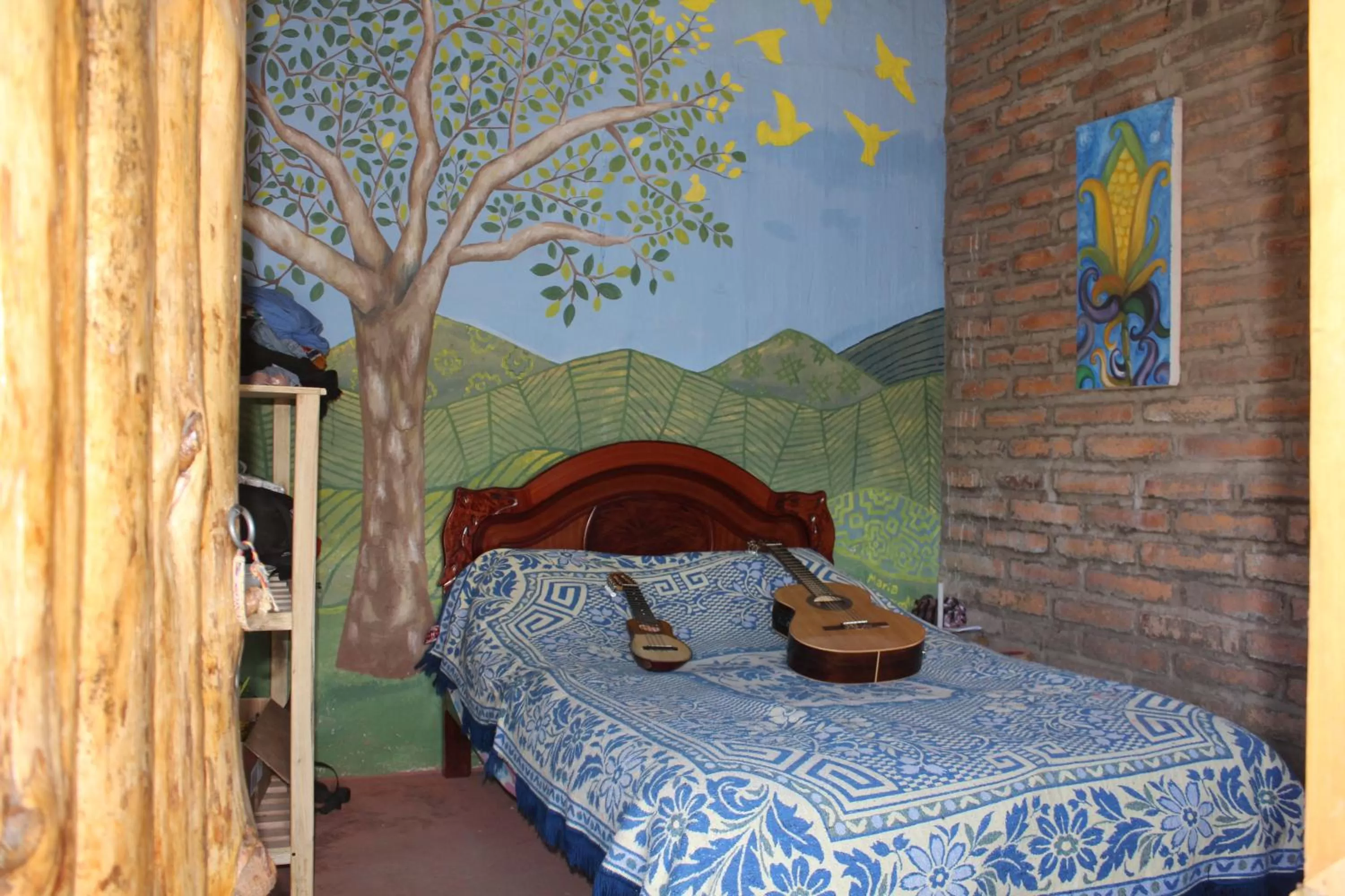 Bed in El Tio Hostal