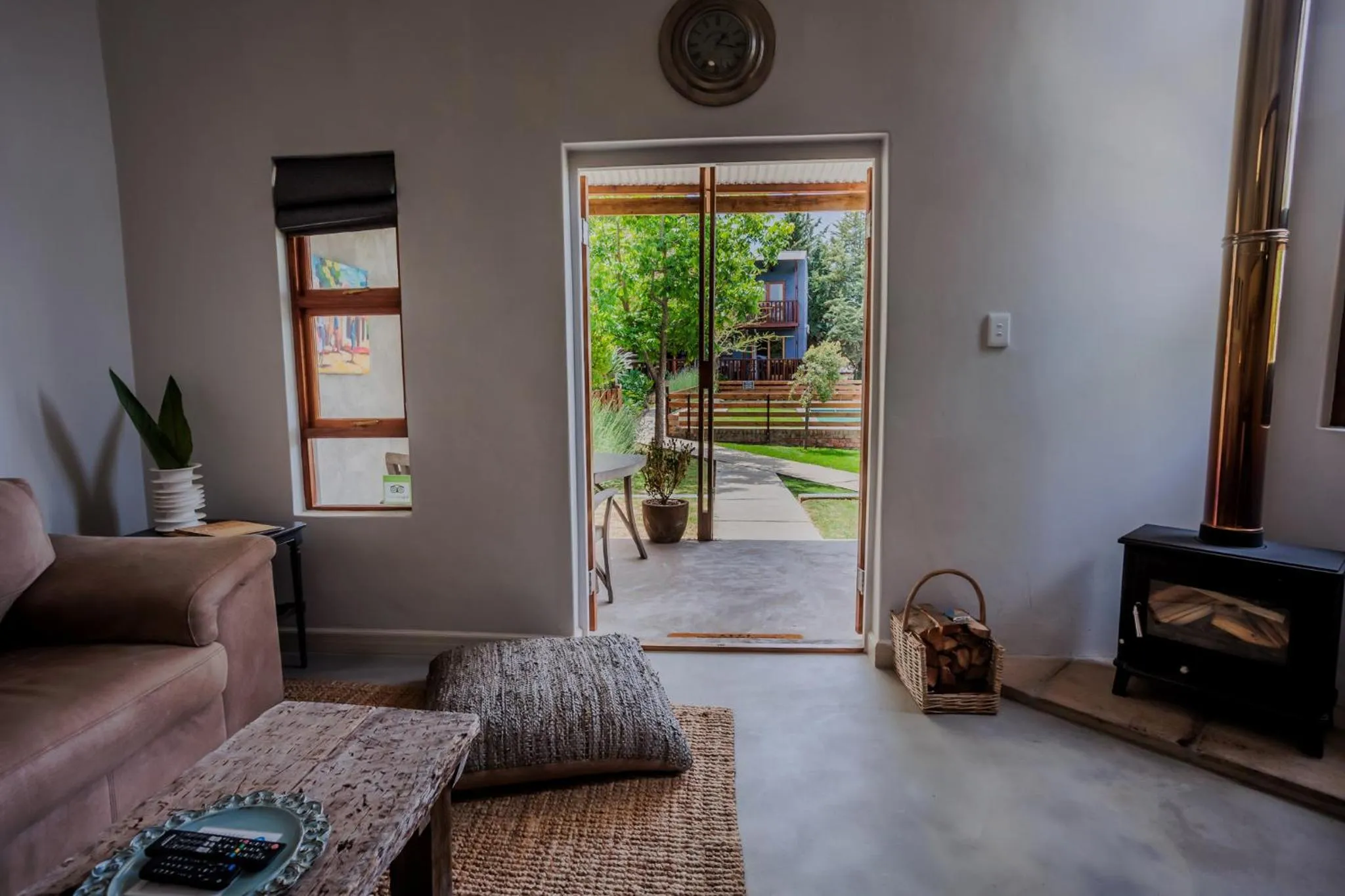 Garden view in A Hilltop Country Retreat