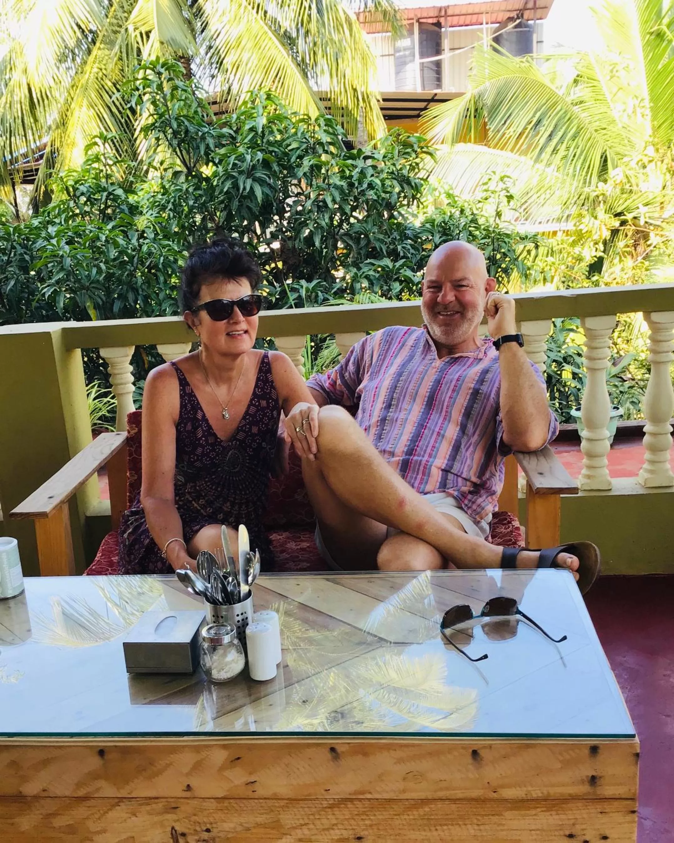 Balcony/Terrace in LaligurasVilla Beachside Escape - 100m to Beach