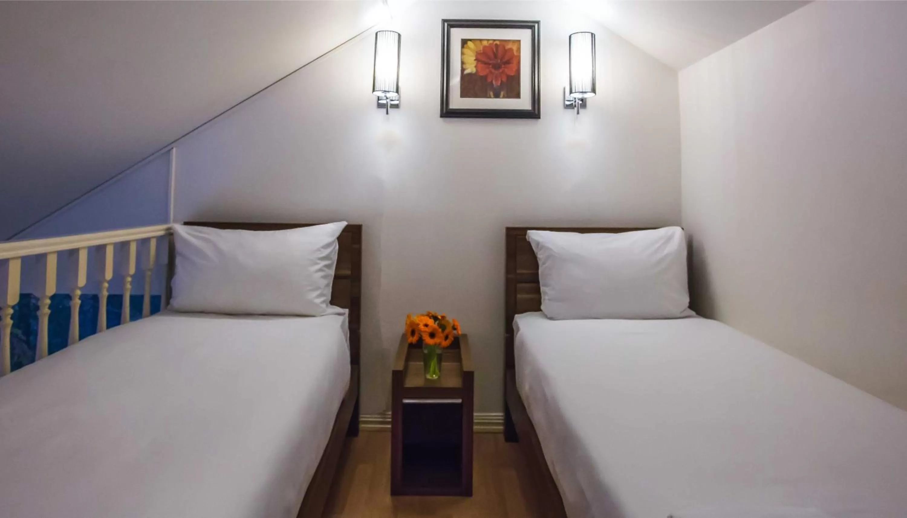 Bed in Central City Apartments