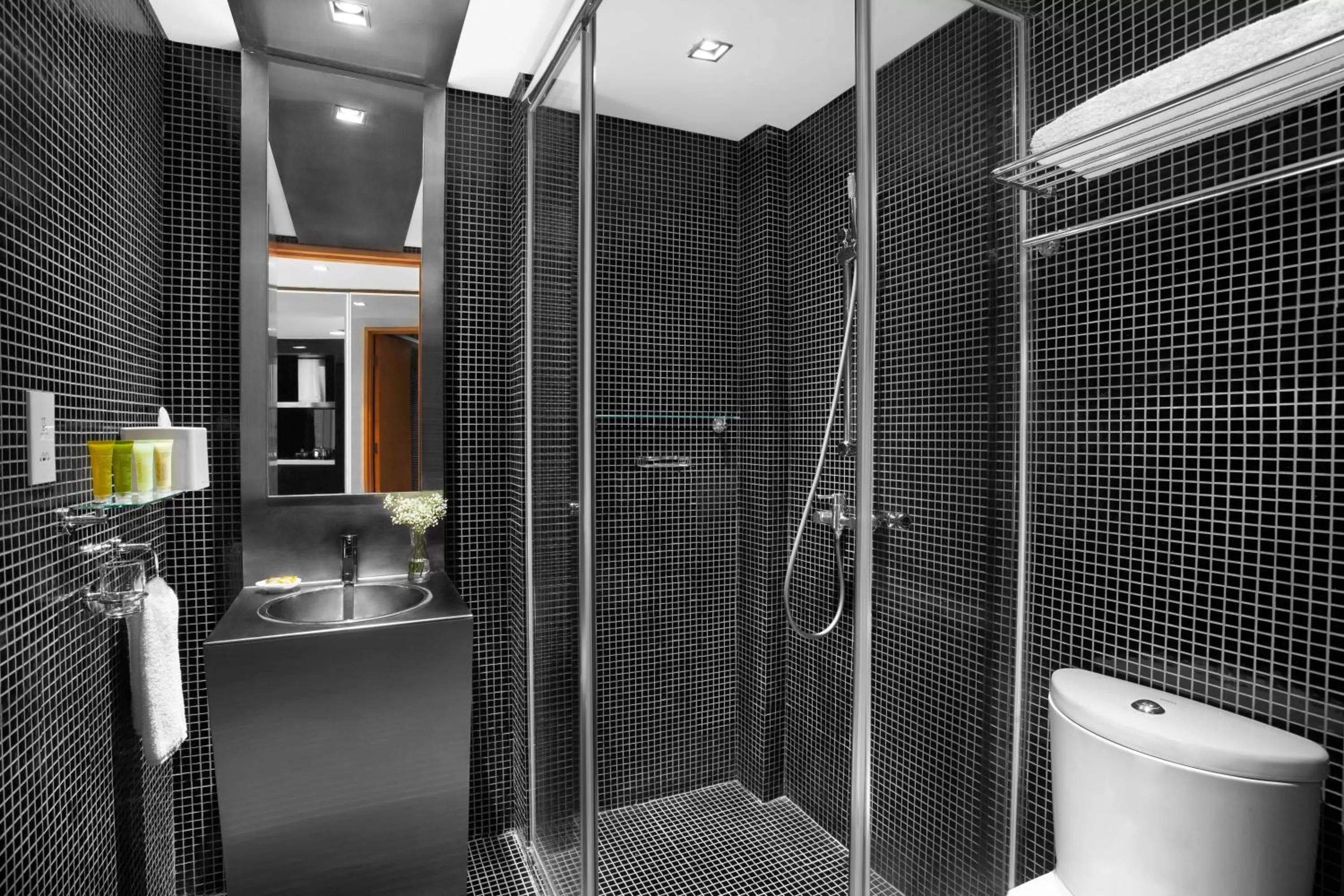 Bathroom in Citadines Fusionopolis Singapore