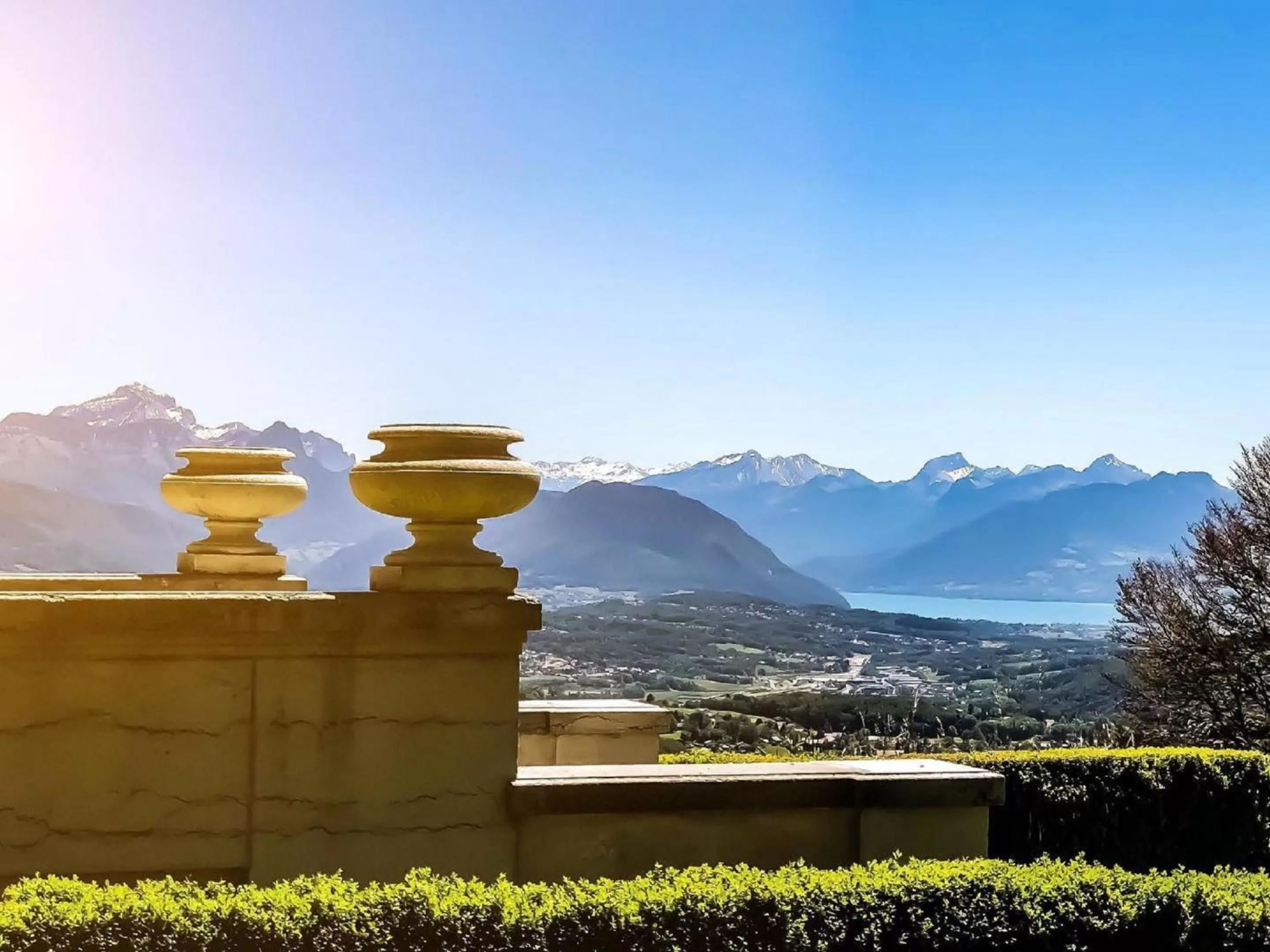 Natural landscape in Château des Avenieres