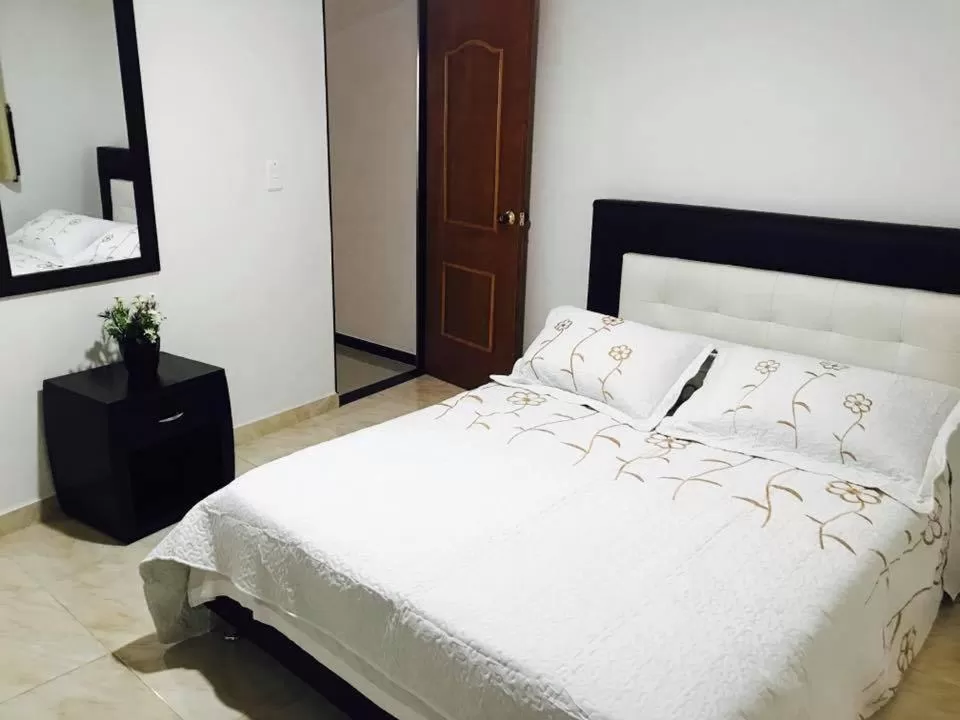 Bedroom, Bed in Hotel Mirador de Santa Bárbara