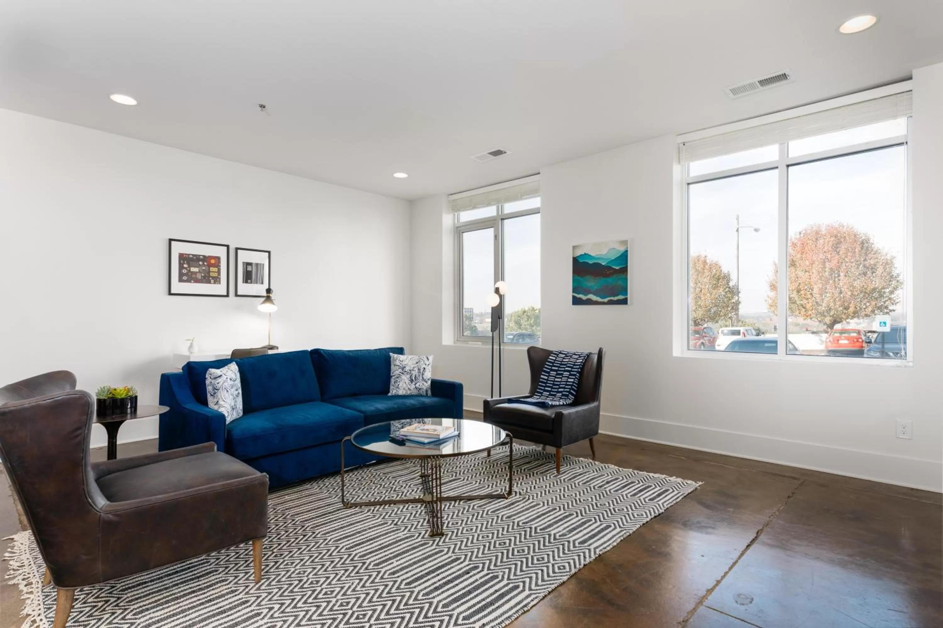 Living room in Mint House at The Reserve - Nashville