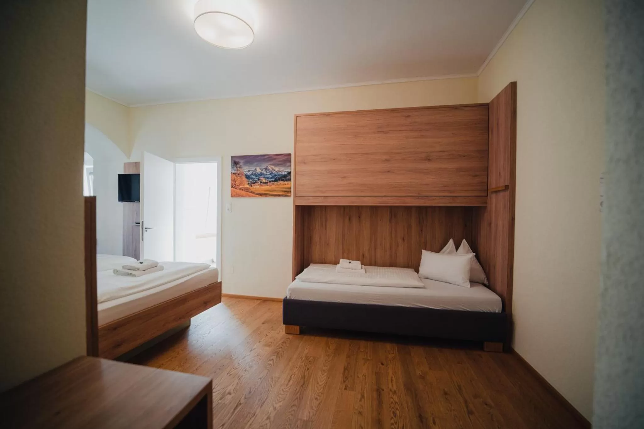 Bed in Hotel Restaurant DAS RÖSSL