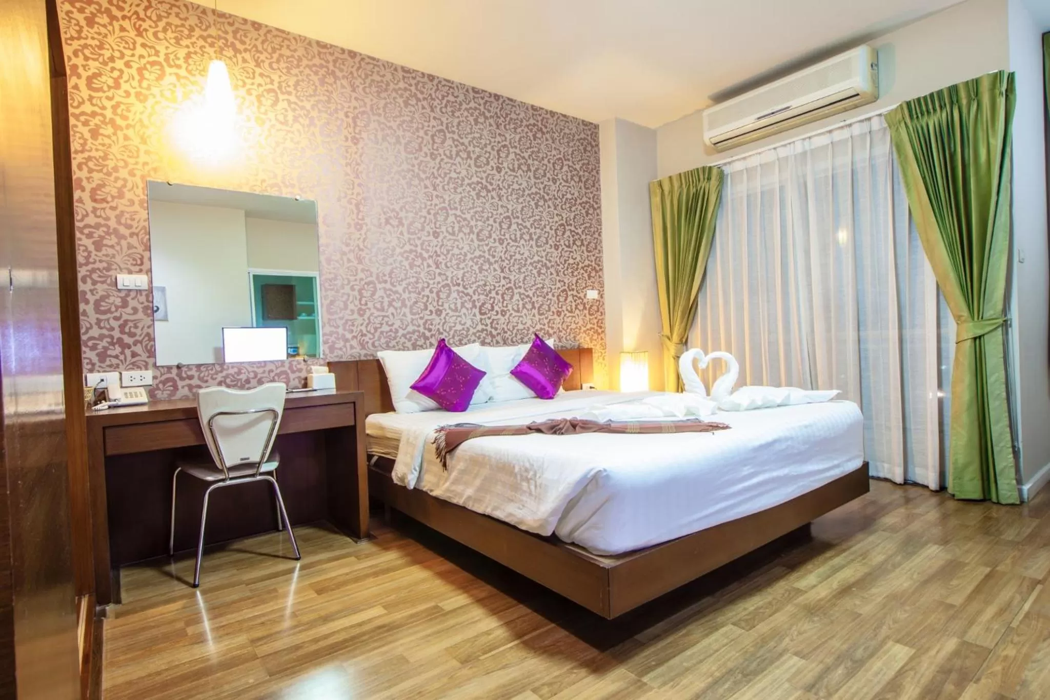 Bed in Baiyoke Ciao Hotel