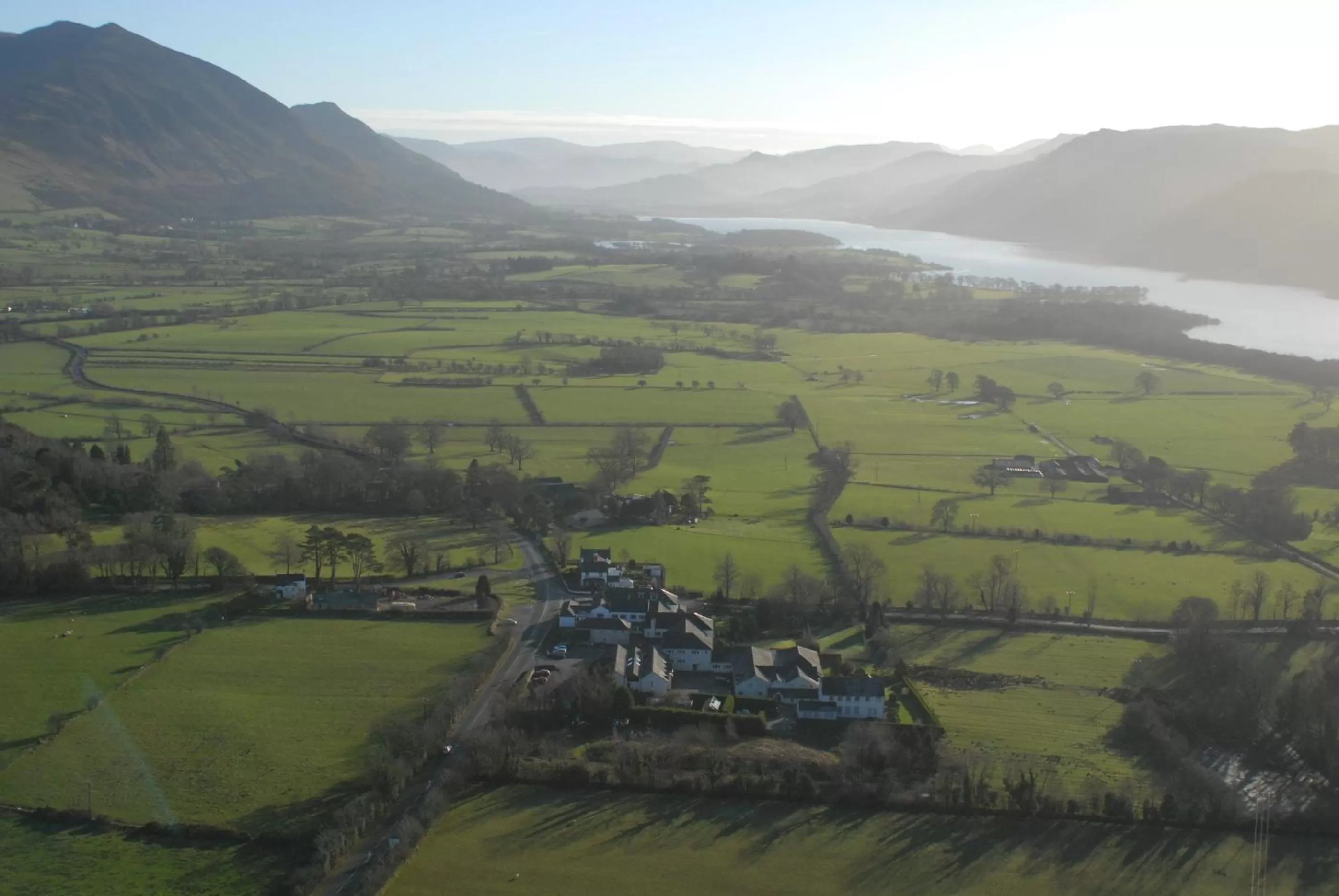 Bird's eye view in Lake District Castle Inn