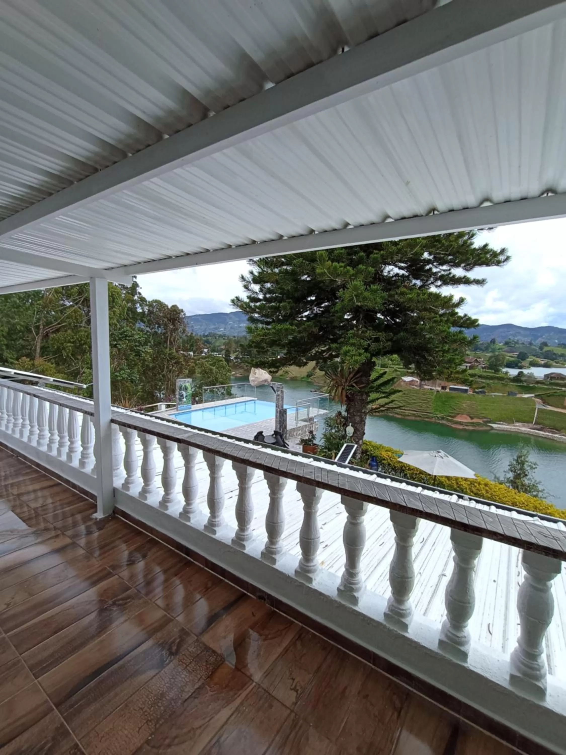 Balcony/Terrace, Pool View in Paradise Lake Finca Hotel