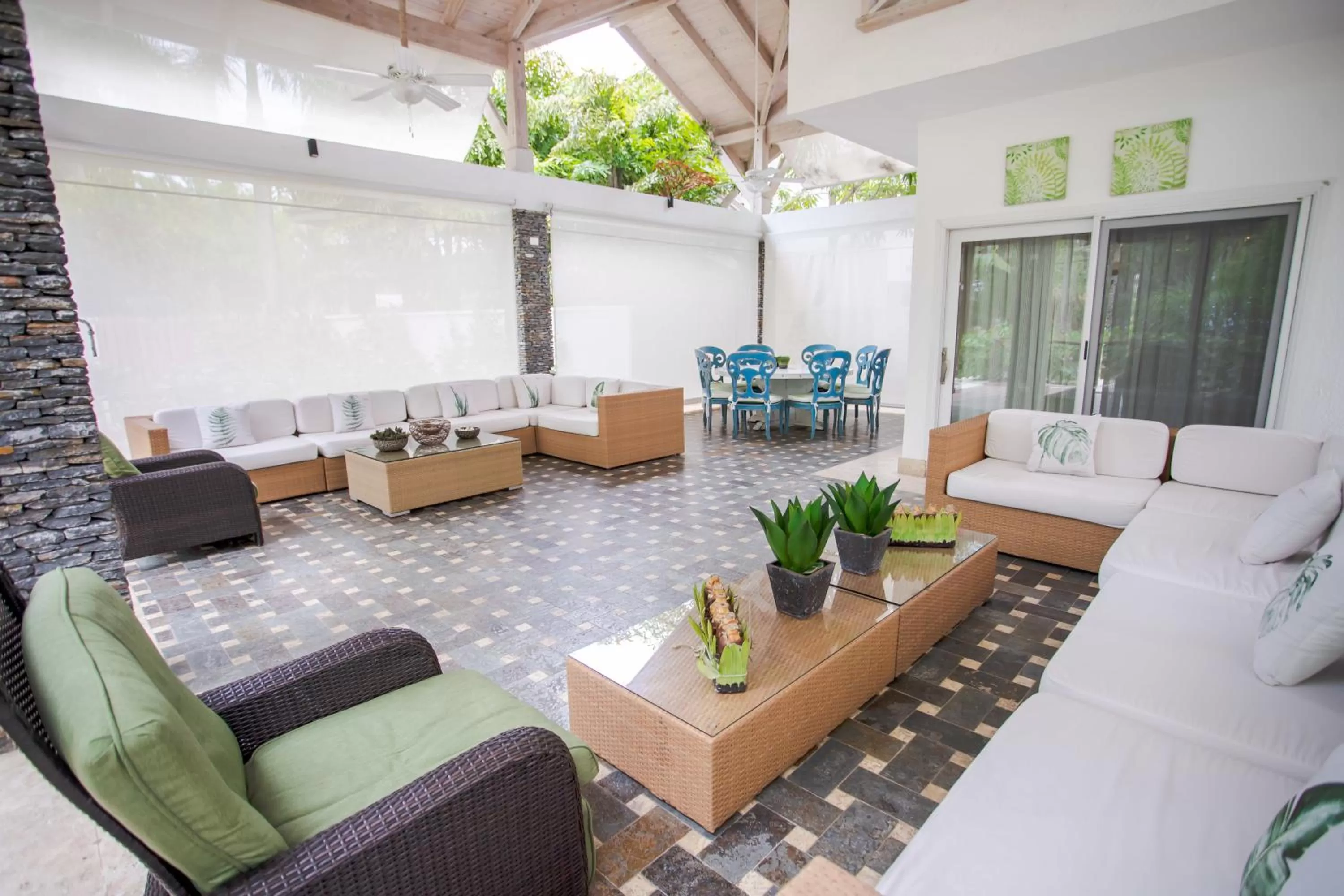 Patio in Xeliter Balcones del Atlantico - Las Terrenas