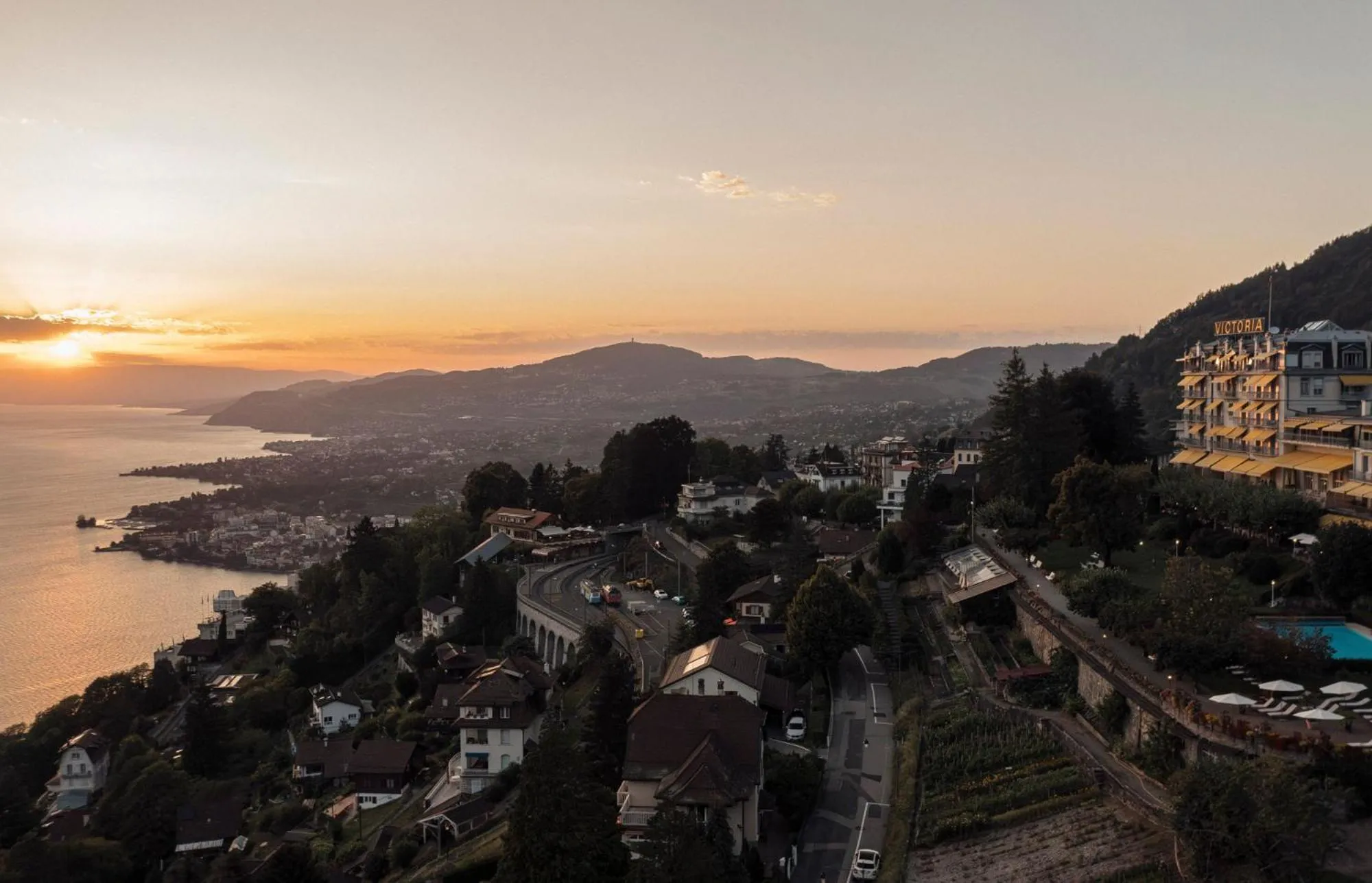 Bird's eye view in Hotel Victoria Glion