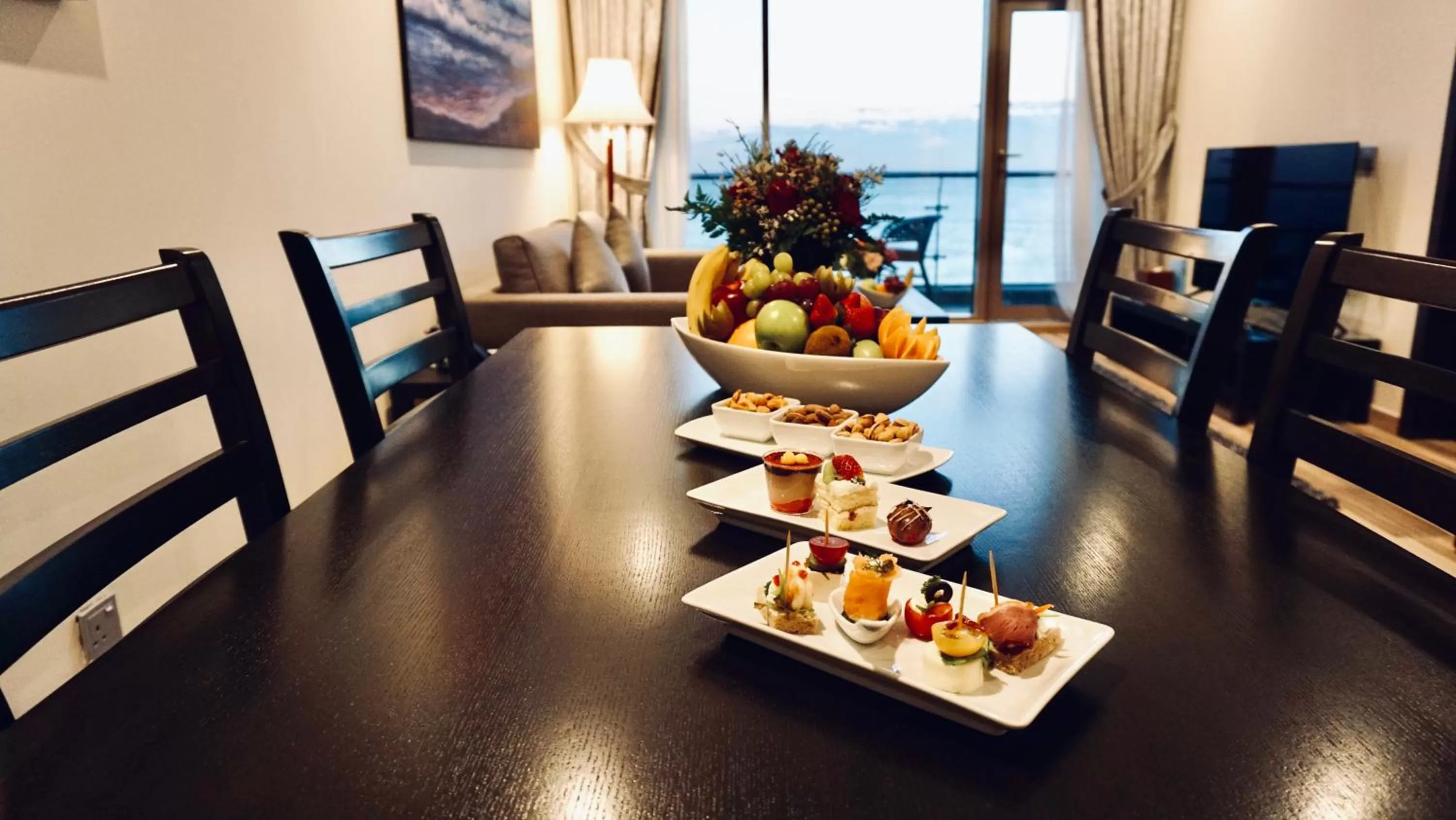 Shower in Al Kout Beach Hotel