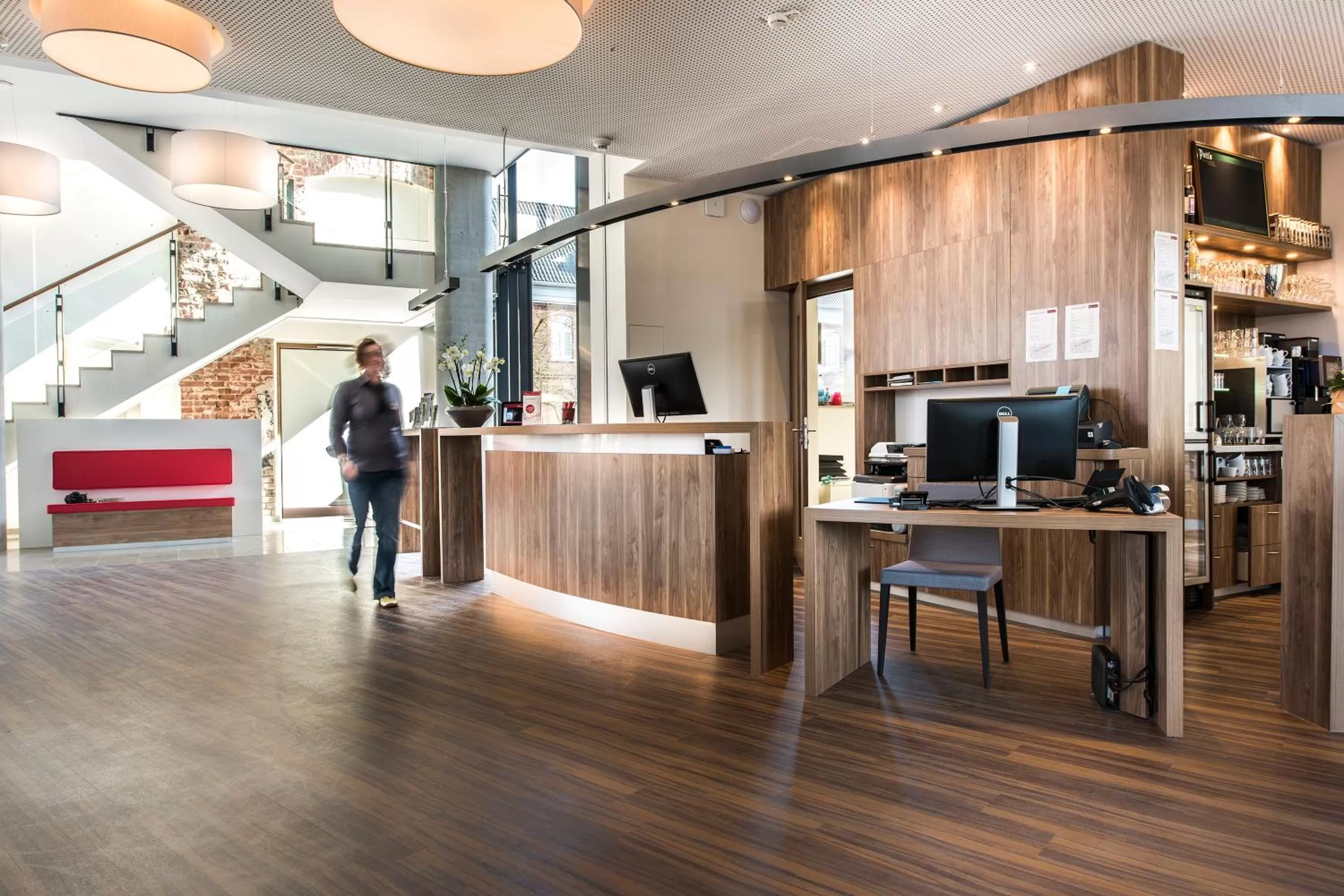 Lobby or reception in Alexianer Hotel am Wasserturm