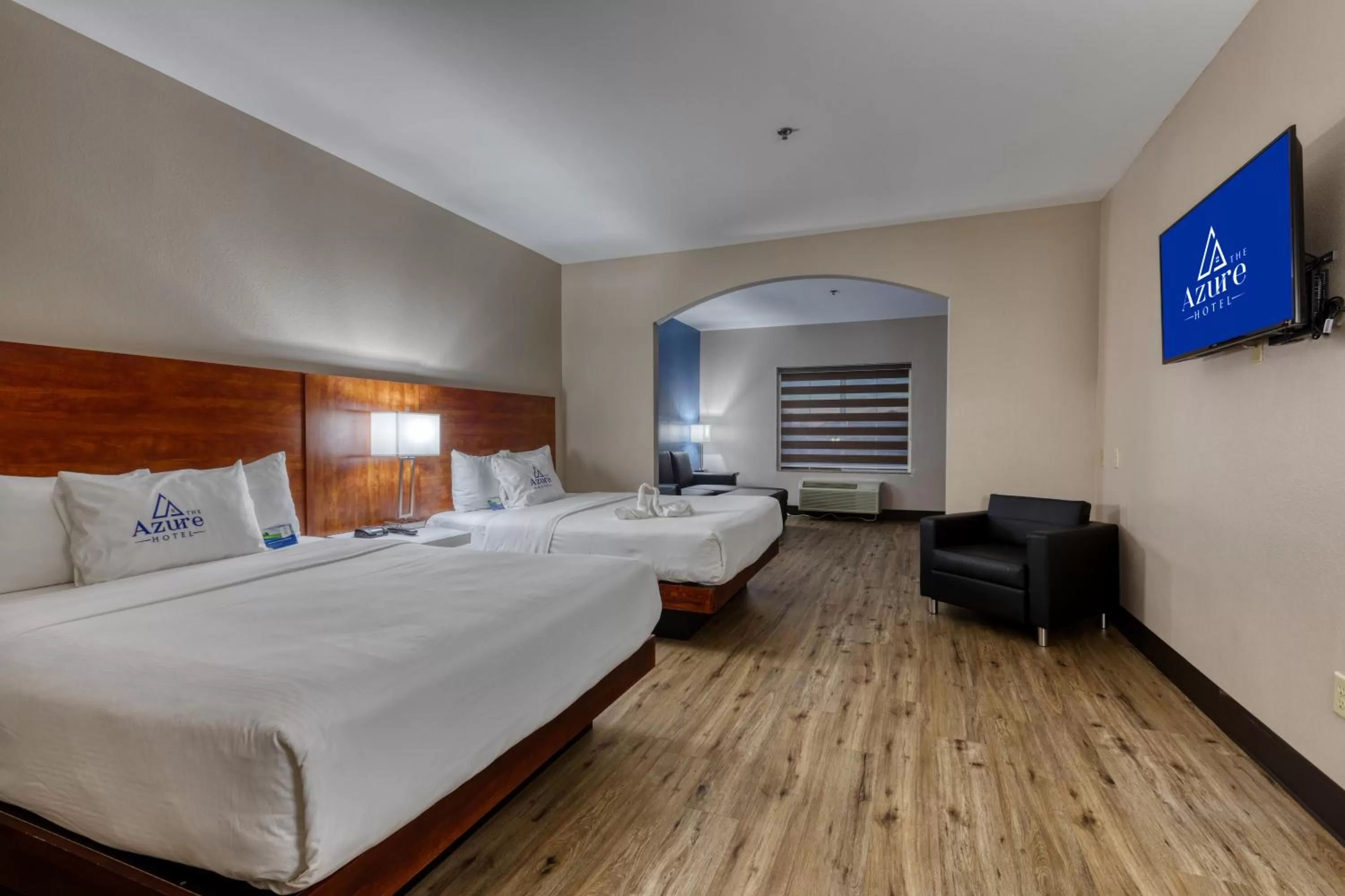 Bed in The Azure Hotel