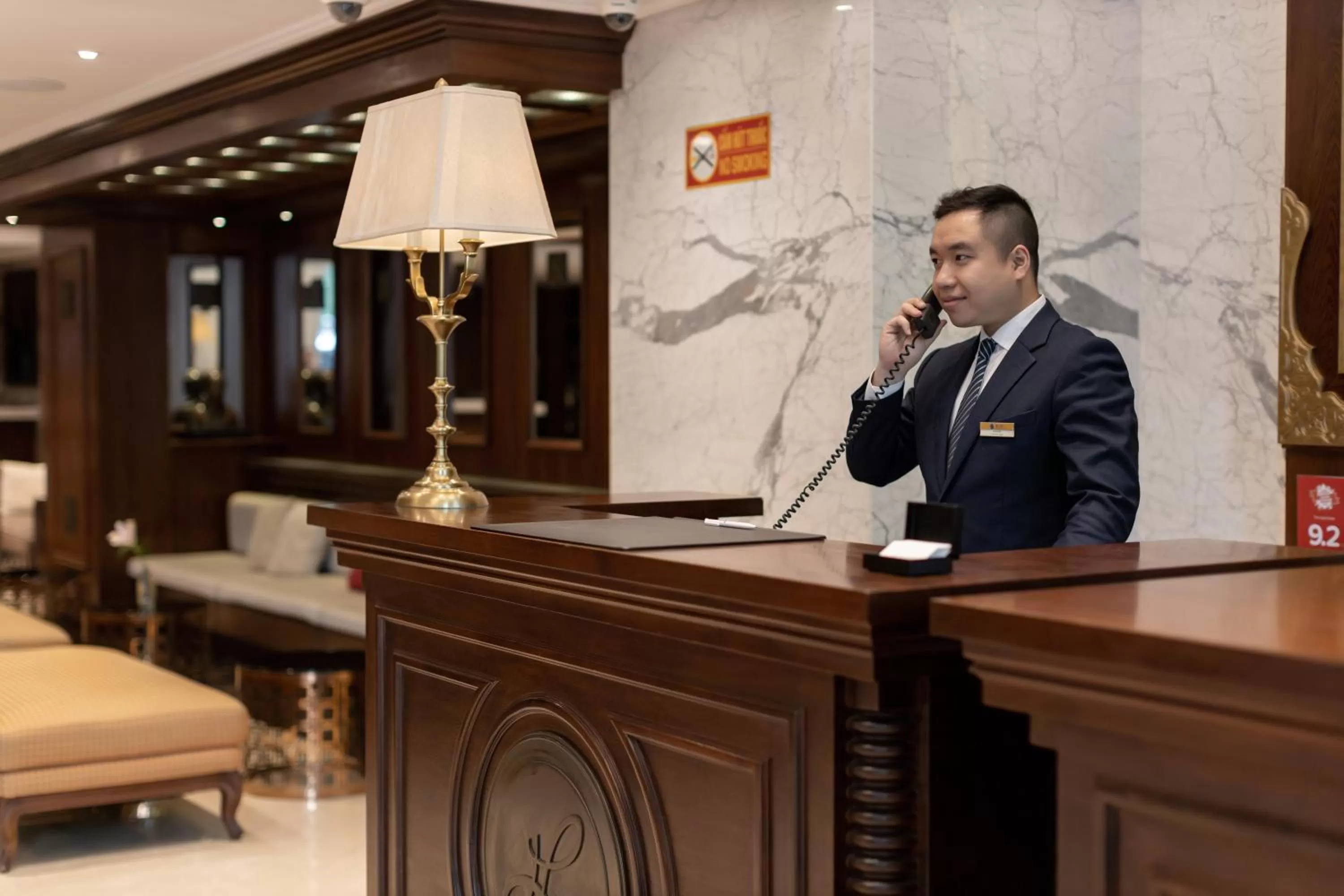 Lobby or reception in The Lapis Hotel