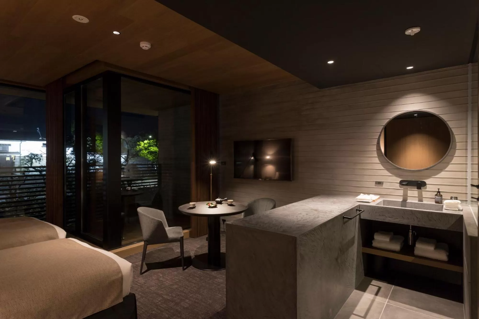 Bed in HOTEL CANATA KYOTO