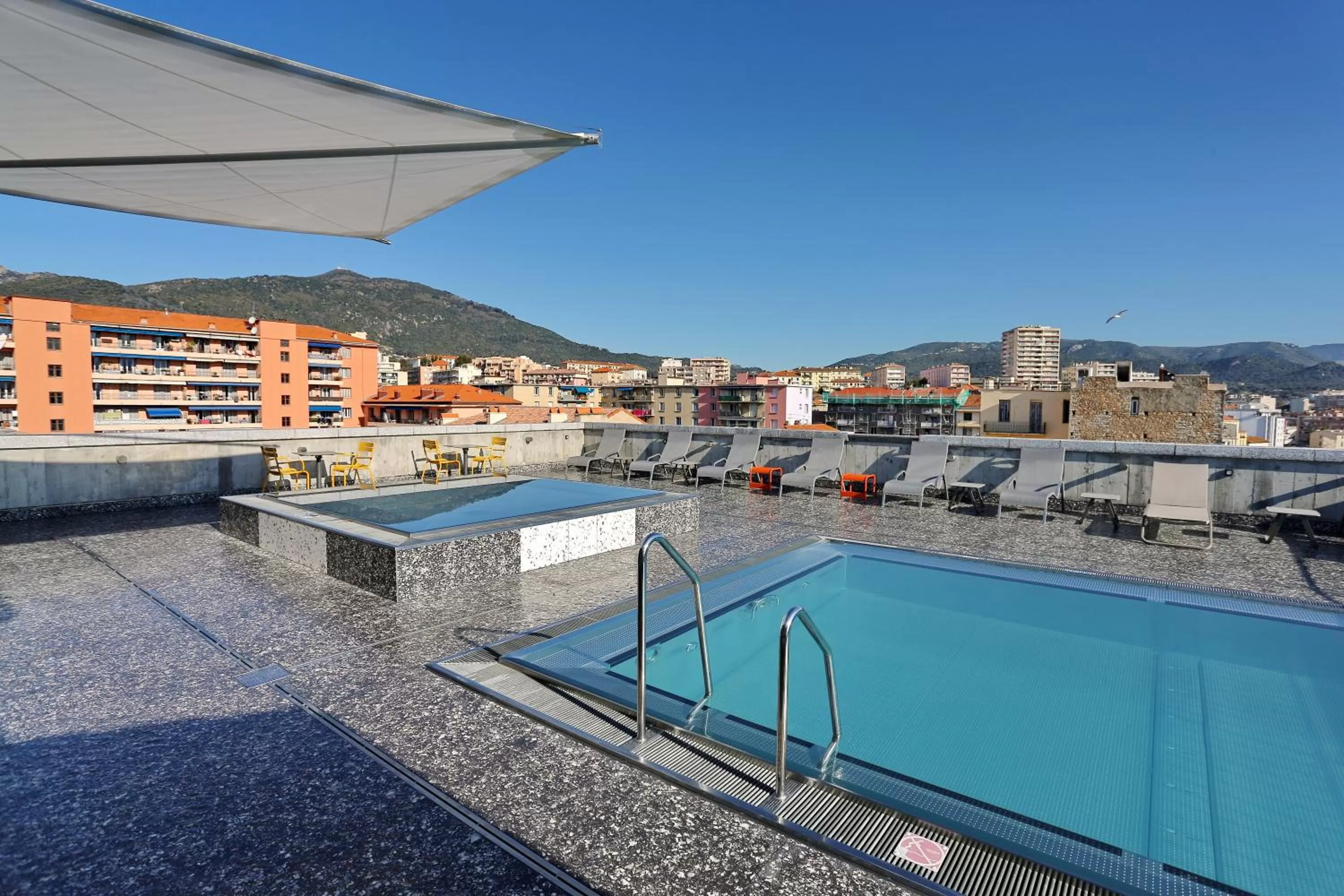 Swimming pool in ibis Styles Ajaccio Napoleon