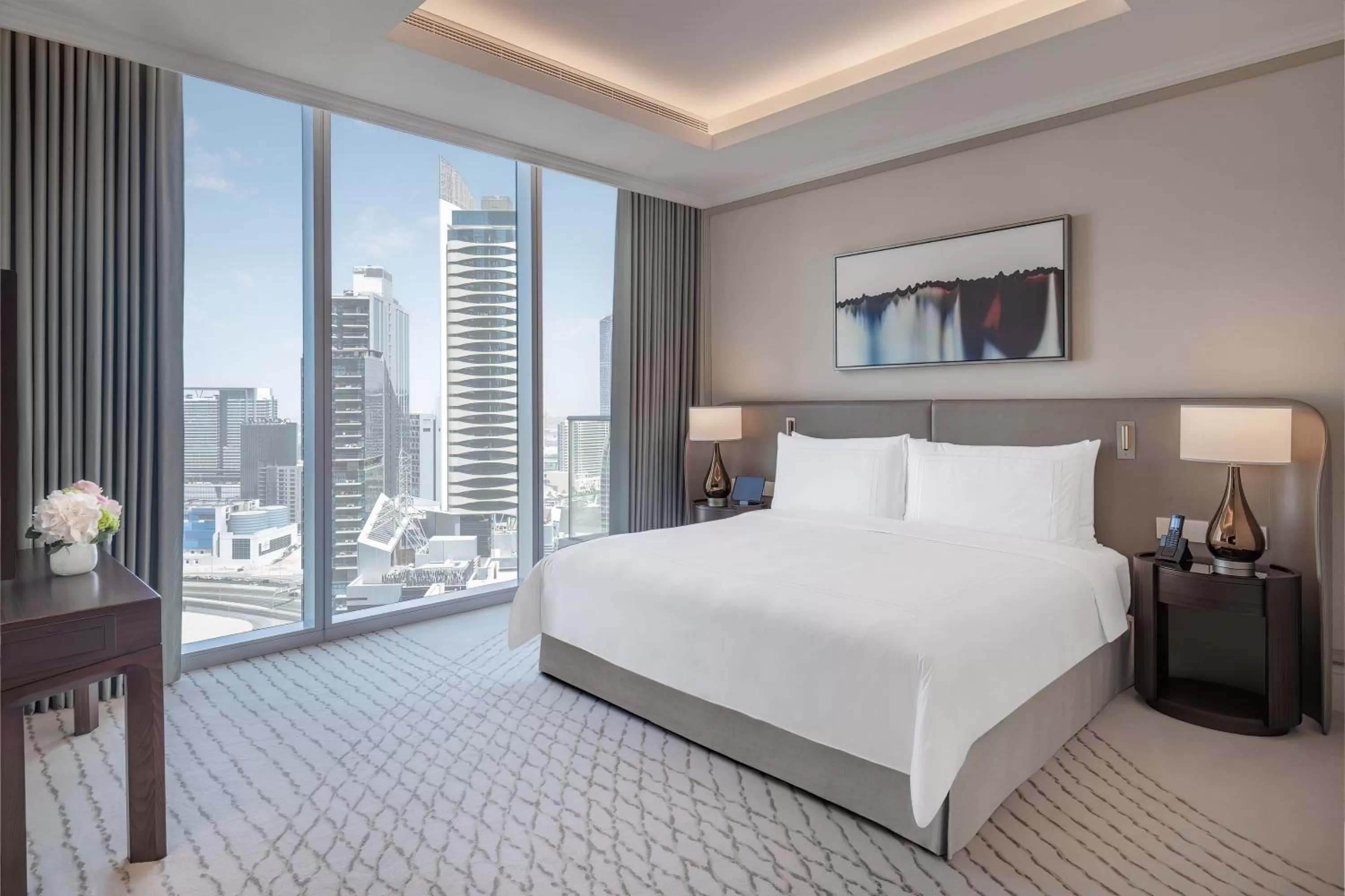 Bedroom, Bed in Address Dubai Mall