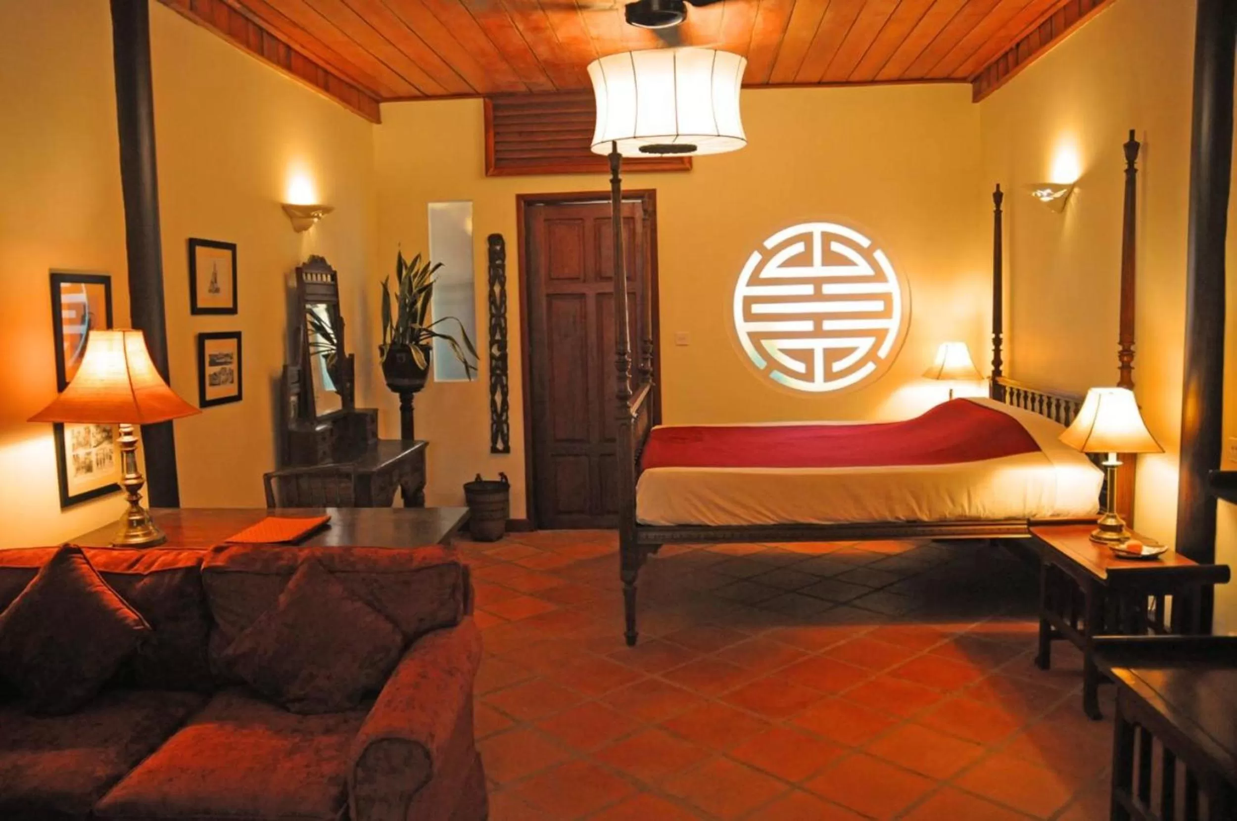 Bedroom, Bed in Terres Rouges Lodge