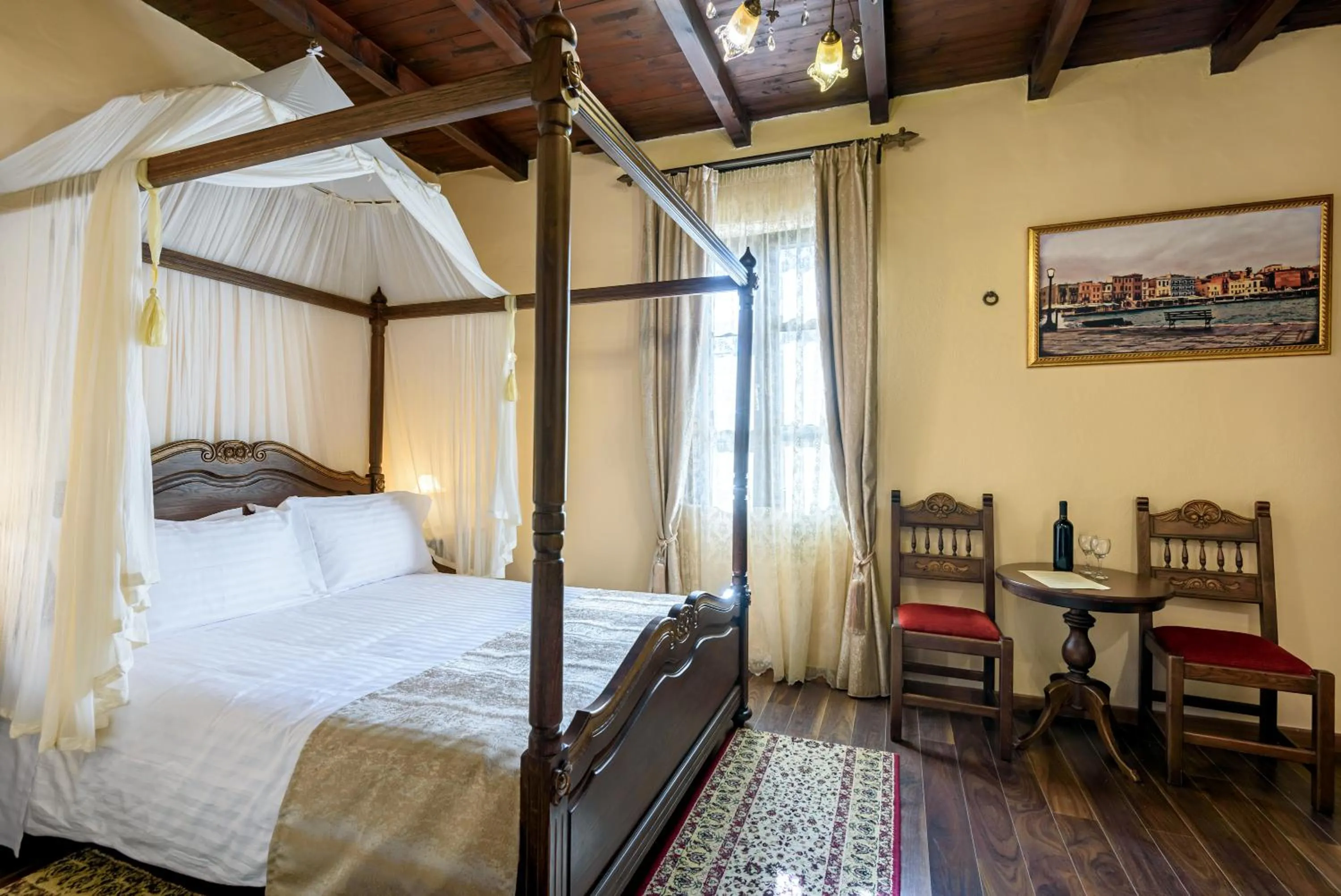 Photo of the whole room, Bed in Porto Del Colombo Traditional Boutique Hotel