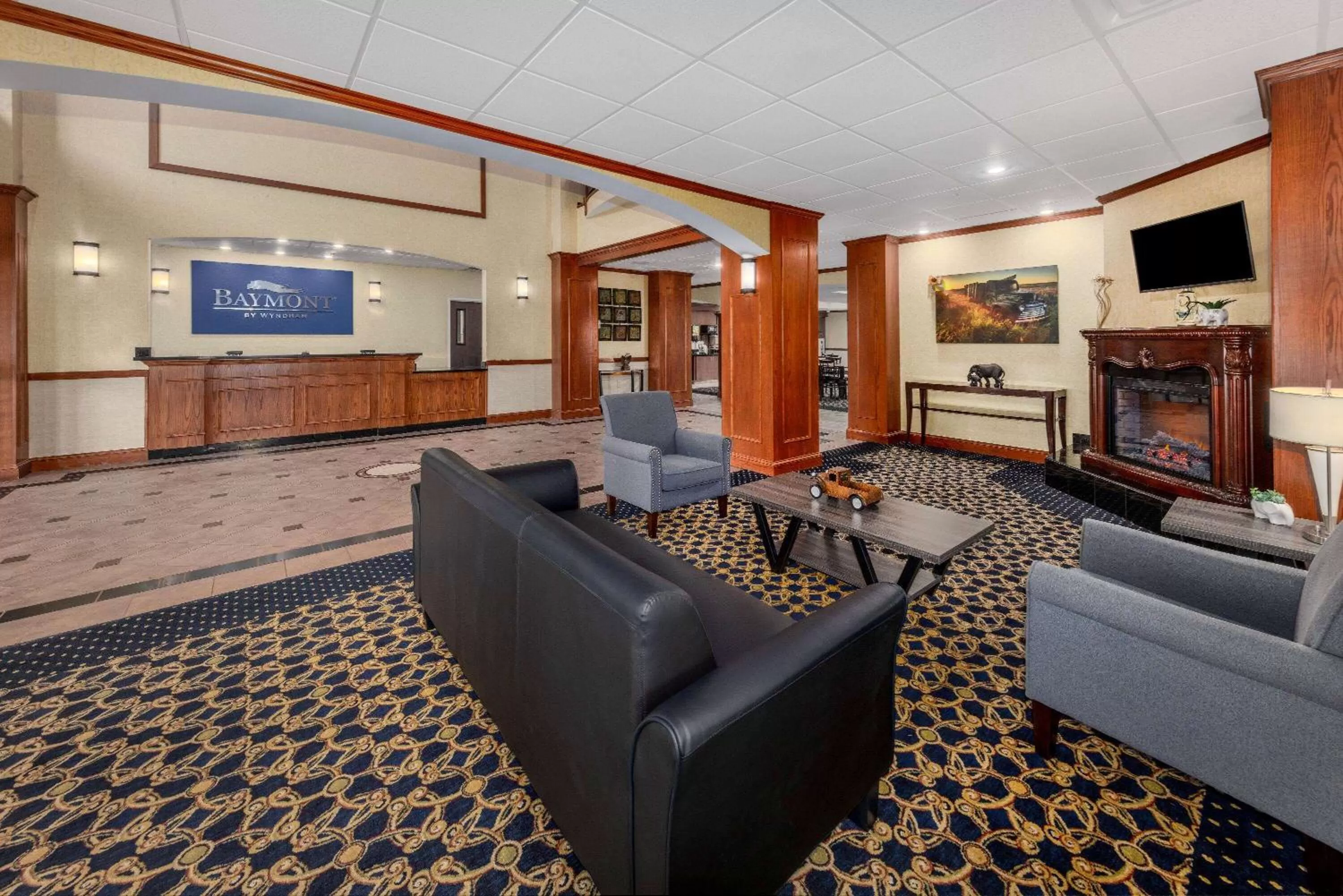 Lobby or reception in Baymont by Wyndham Pratt