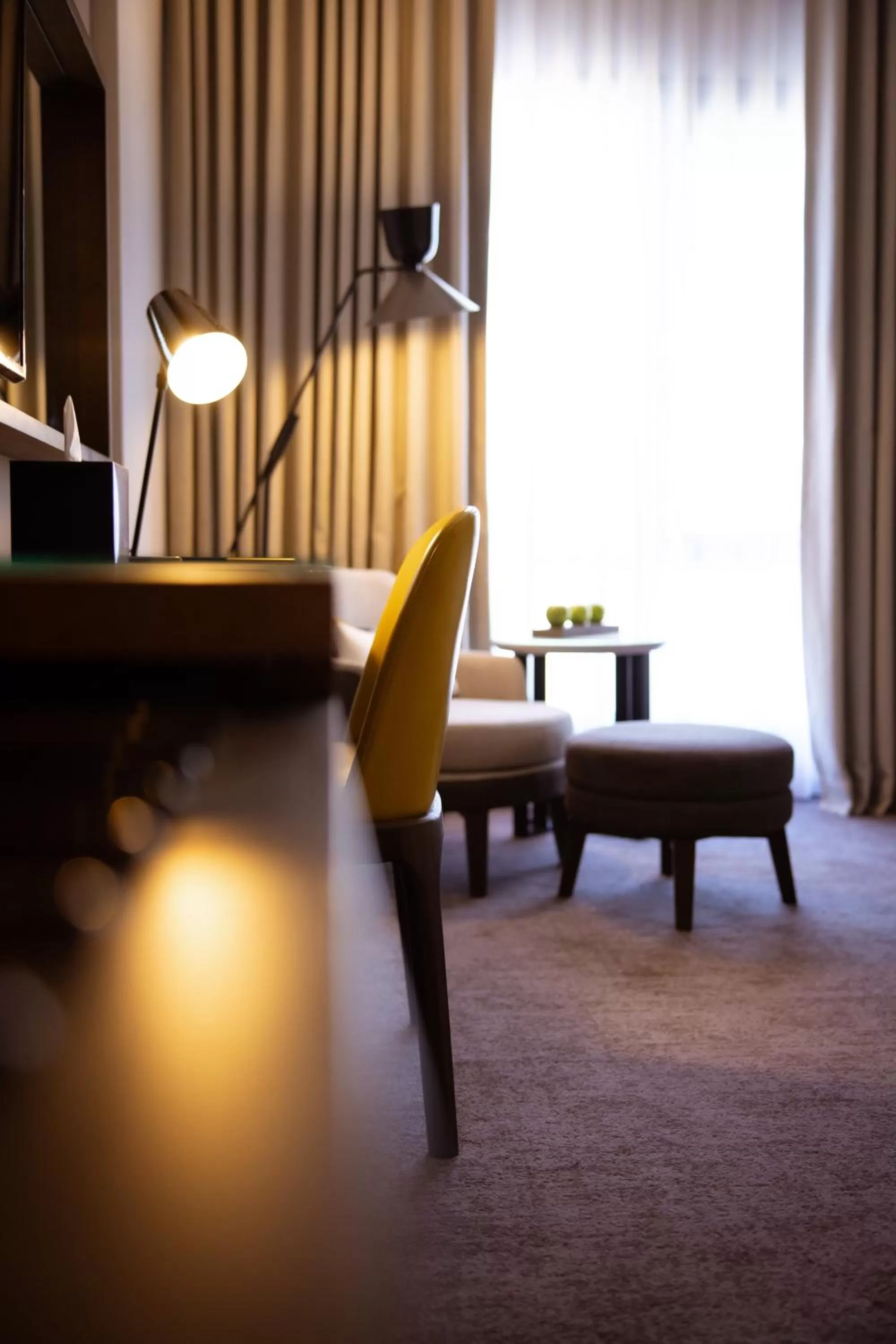 Seating area, Bed in Centro Mada Amman by Rotana